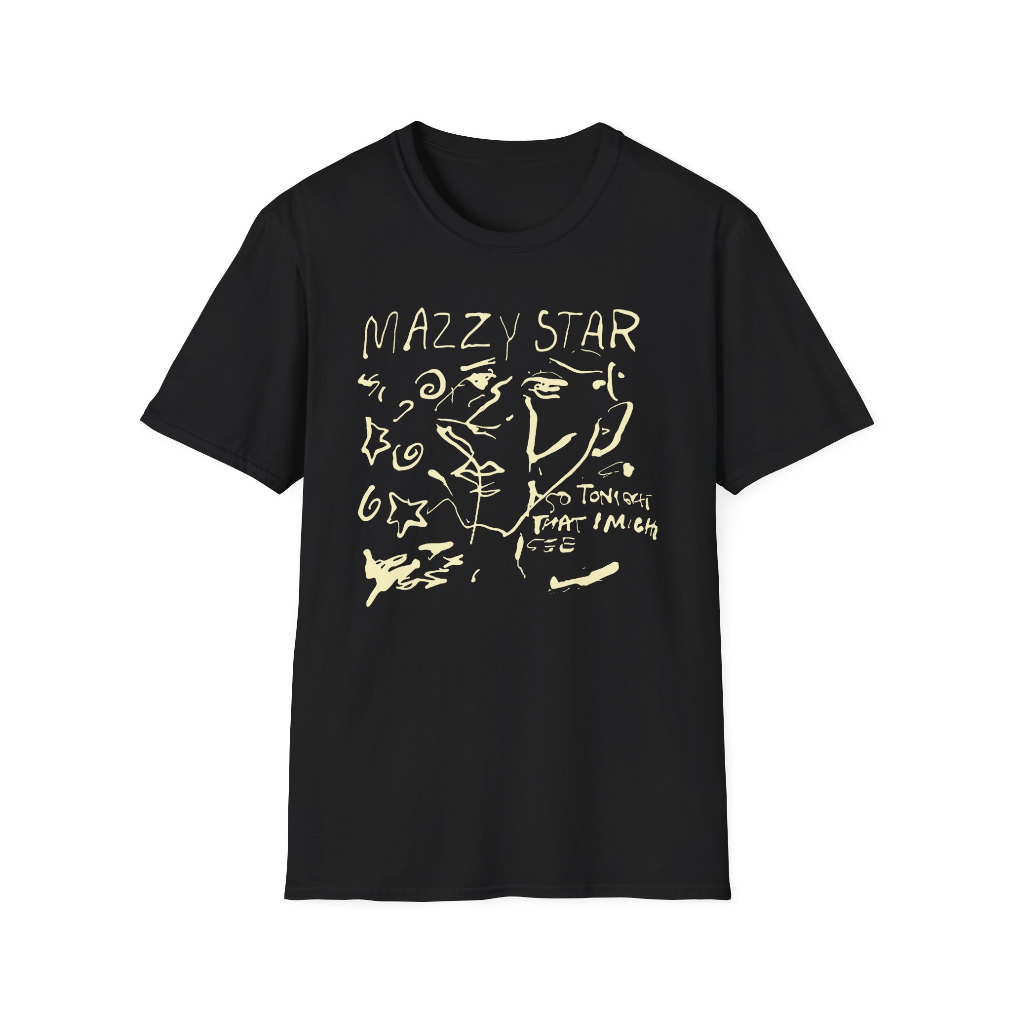 Binchtopia Max Wearing Mazzy Star 90s Unisex Softstyle T-Shirt