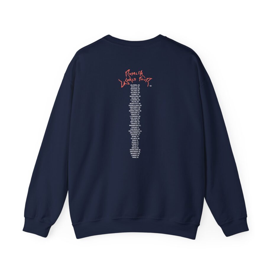 Rosalia World Tour Unisex Heavy Blend™ Crewneck Sweatshirt