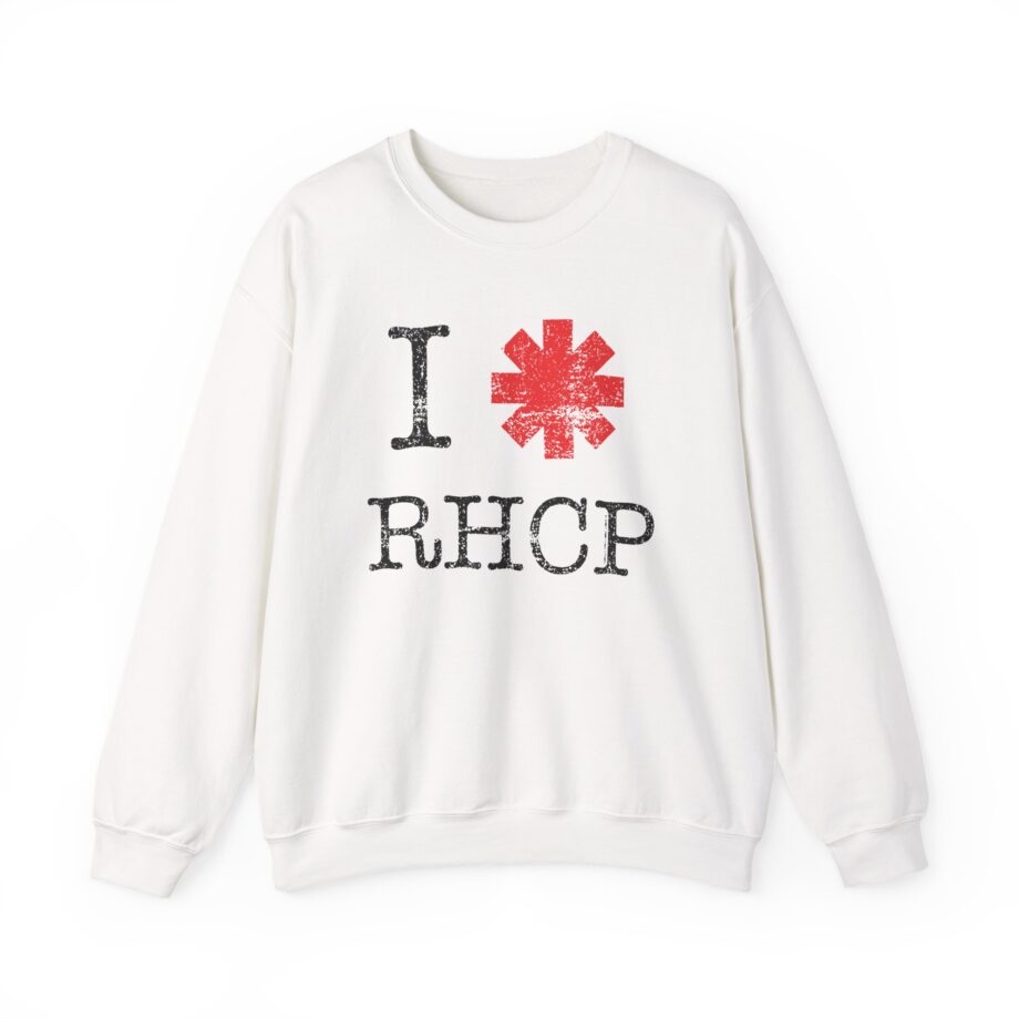 Red Hot Chili Peppers I Heart Rhcp Unisex Heavy Blend™ Crewneck Sweatshirt