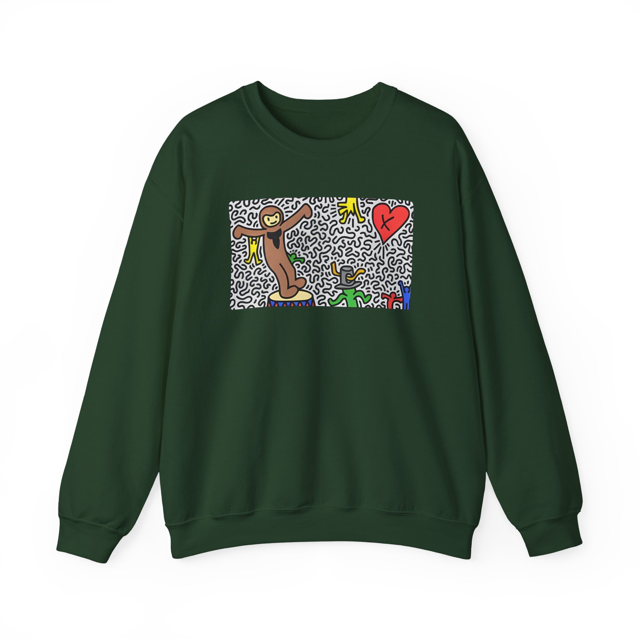 Spoonkid Monke Unisex Heavy Blendâ„¢ Crewneck Sweatshirt