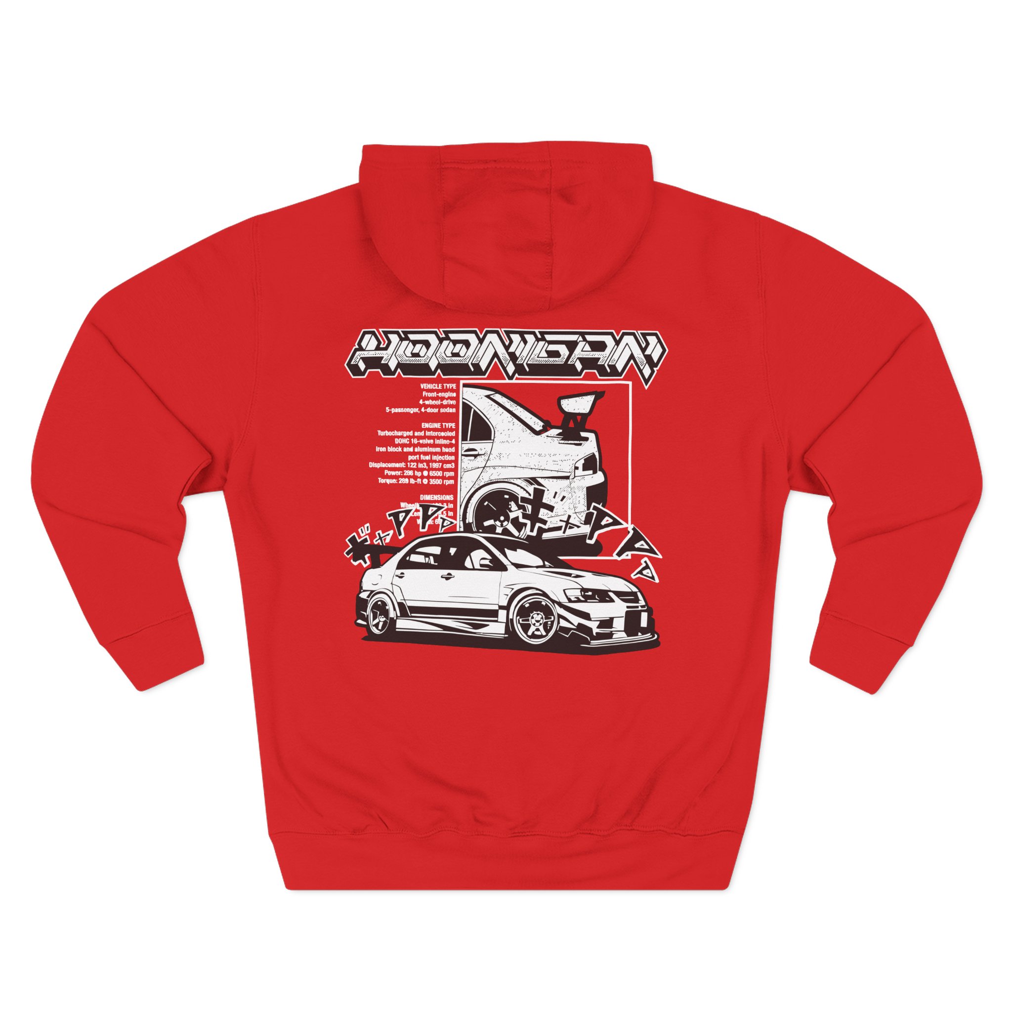 Ken Block Hoonigan Hardtail Three-Panel Fleece Hoodie