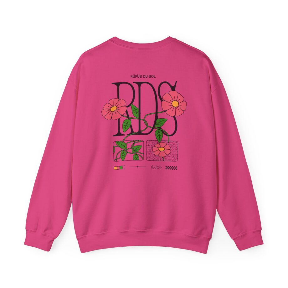 Rufus Du Sol Flower Ecru Unisex Heavy Blend™ Crewneck Sweatshirt