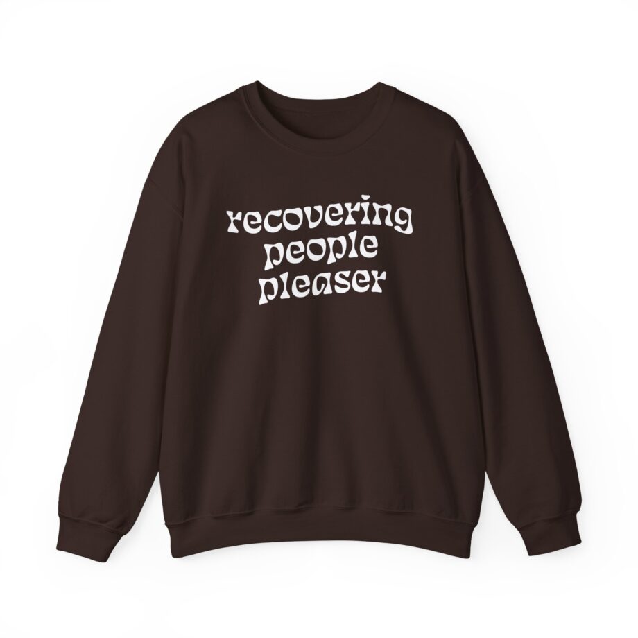 Charlotte Dobre Recovering People Pleaser Unisex Heavy Blend™ Crewneck Sweatshirt