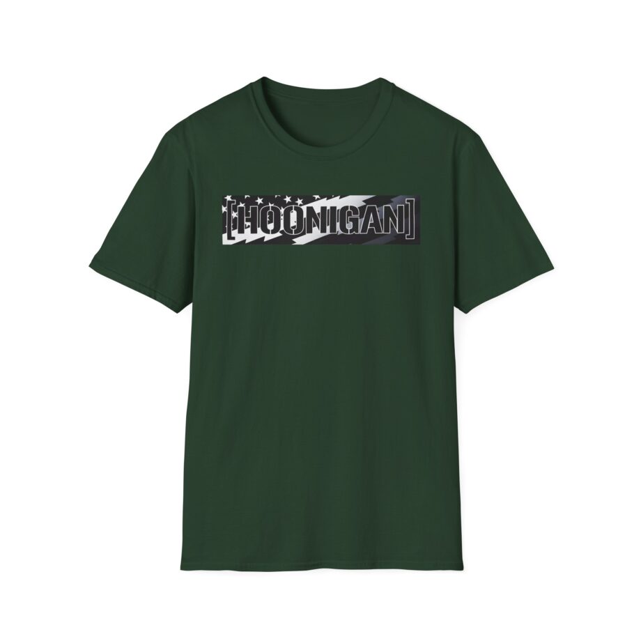 Ken Block Hoonigan Stars & Stripes Censor Bar Unisex Softstyle T-Shirt