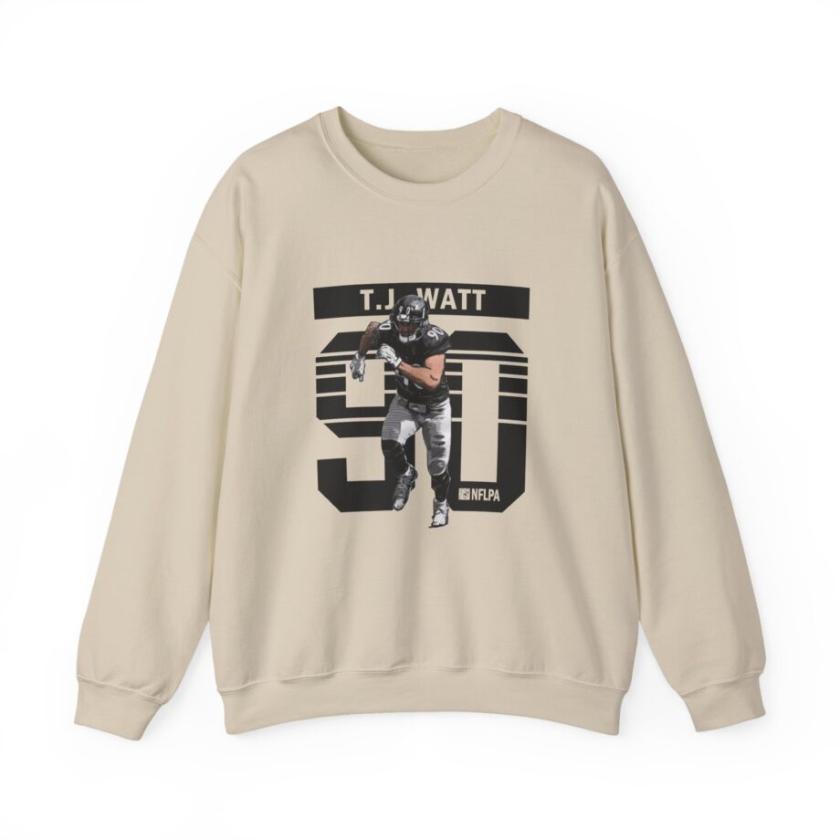 Tj Watt Grunge Unisex Heavy Blend™ Crewneck Sweatshirt