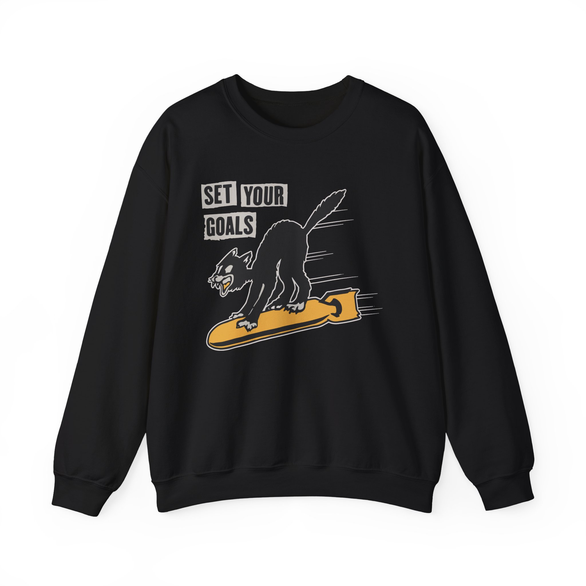 Set Your Goals Bomber Unisex Heavy Blendâ„¢ Crewneck Sweatshirt