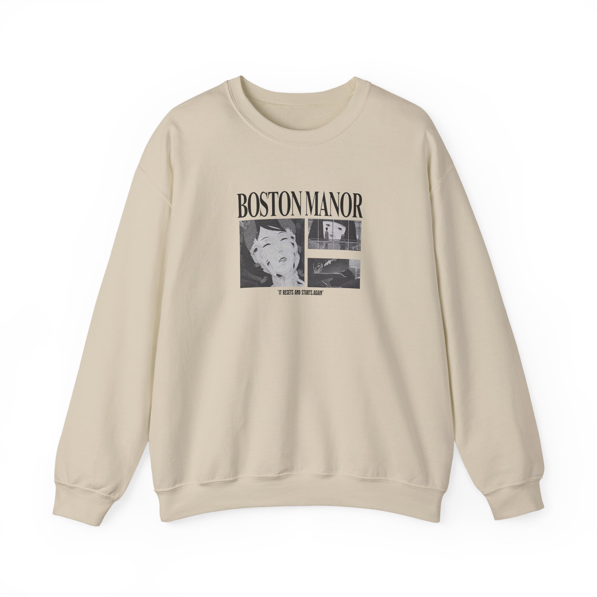 Boston Manor Paprika Unisex Heavy Blendâ„¢ Crewneck Sweatshirt