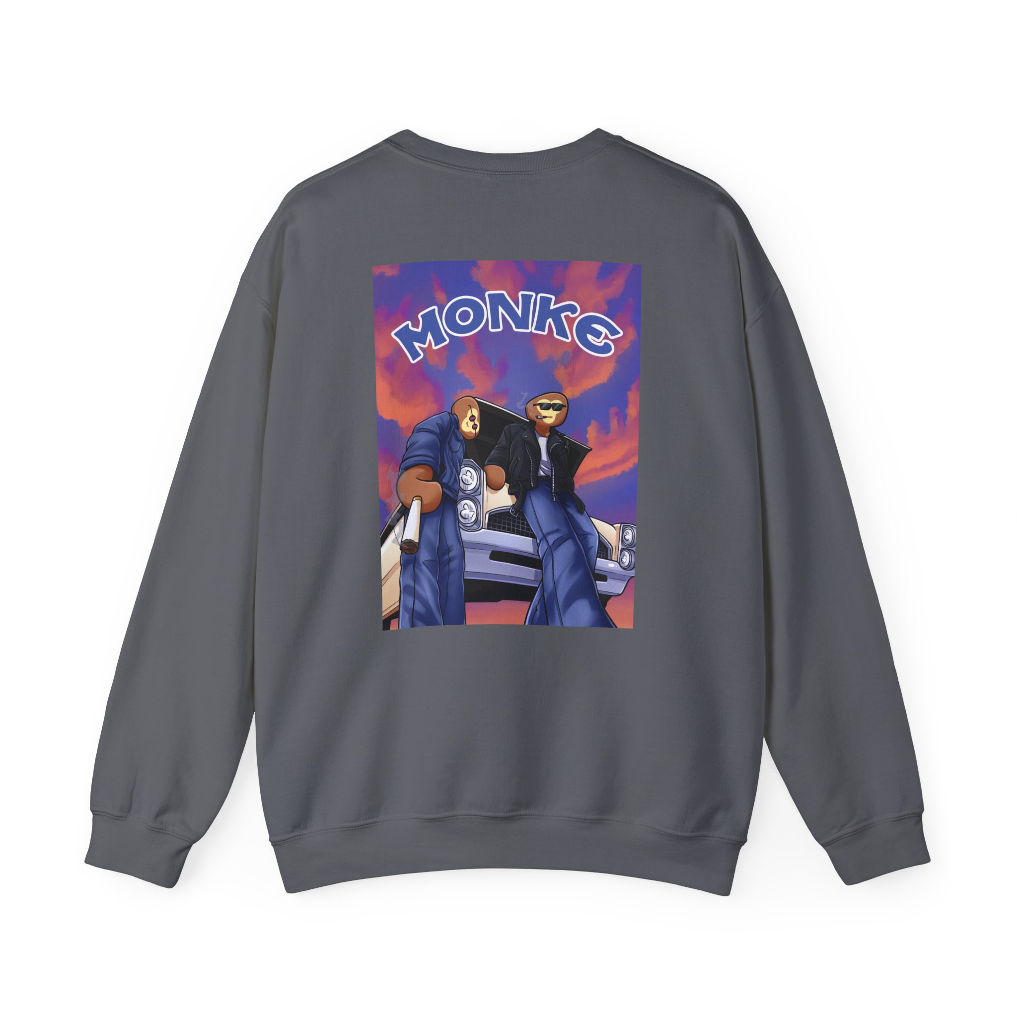 Spoonkid Monke Unisex Heavy Blendâ„¢ Crewneck Sweatshirt