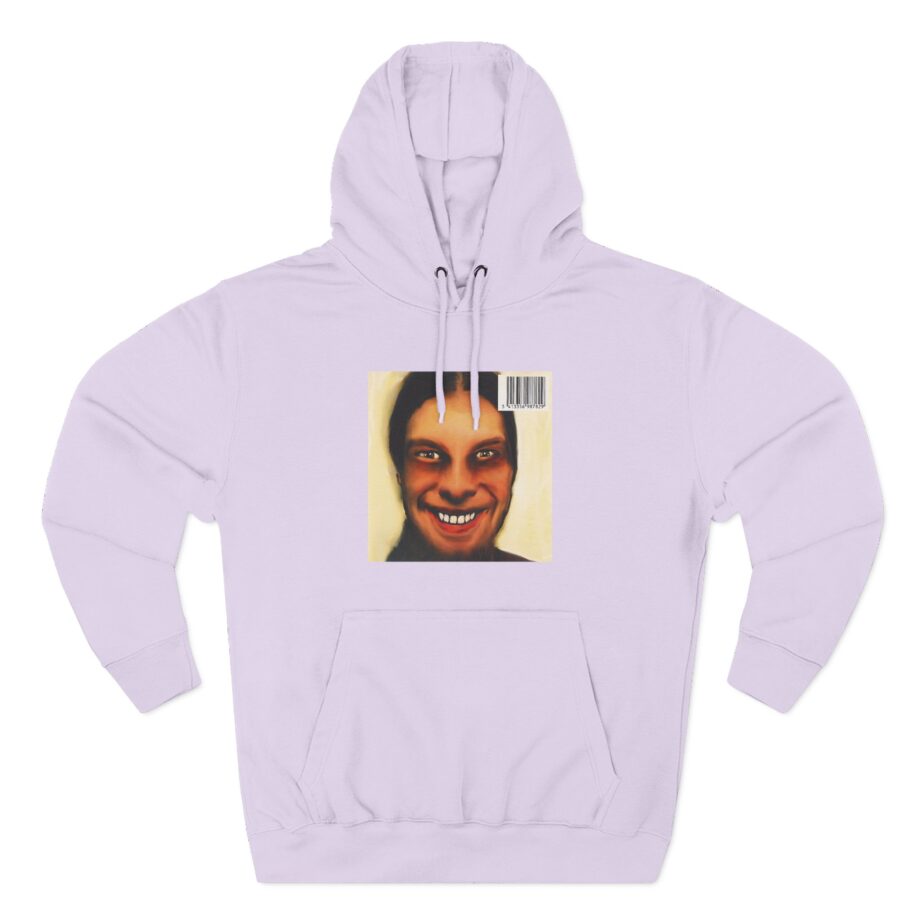 Aphex Twin I Care Because You Do  Album Cover Three-Panel Fleece Hoodie