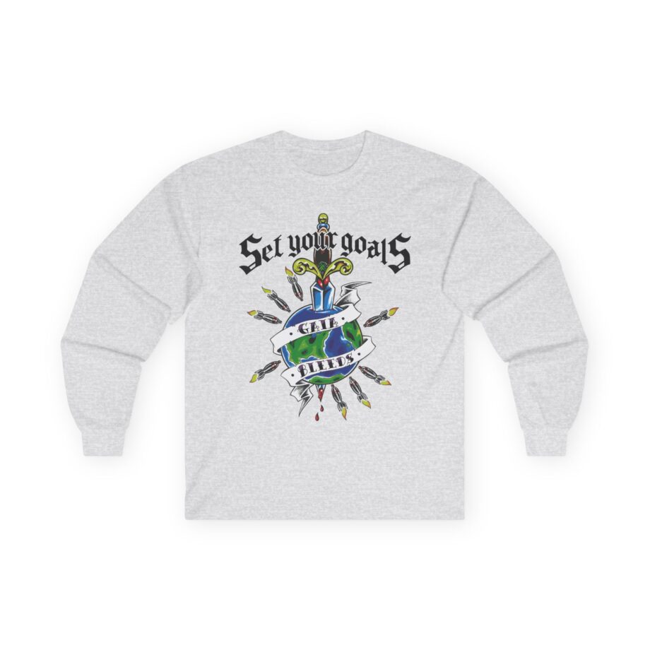 Set Your Goals Gaia Bleeds Unisex Ultra Cotton Long Sleeve Tee