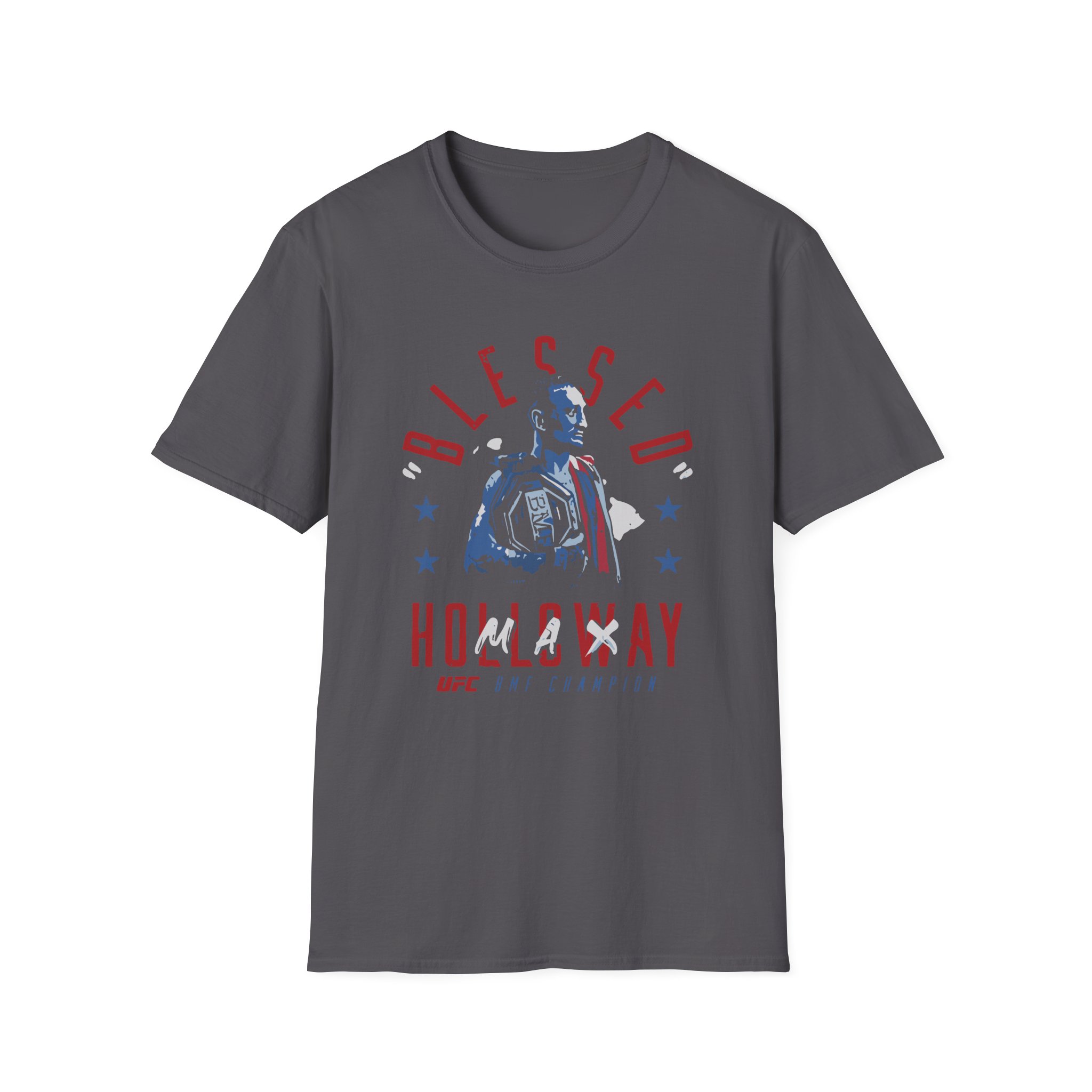Max Holloway Blessed Bmf Champion Unisex Softstyle T-Shirt