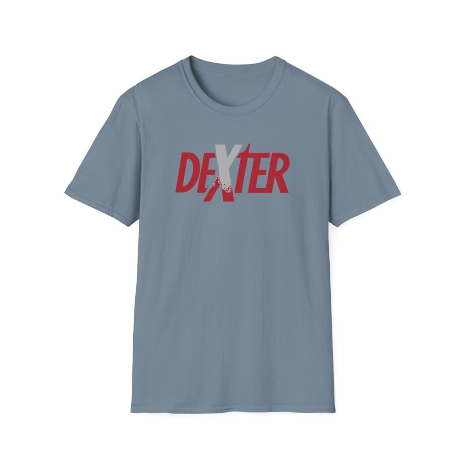Dexter Spatter Logo Unisex Softstyle T-Shirt