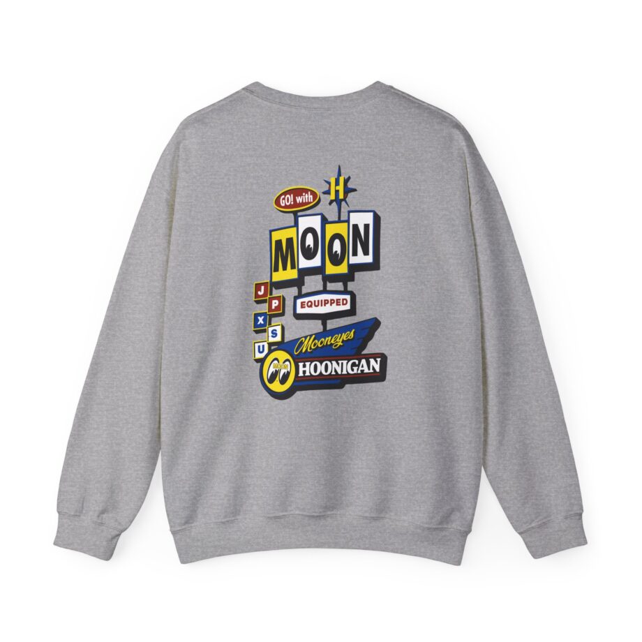 Ken Block Hoonigan X Mooneyes Moonmotel Unisex Heavy Blend™ Crewneck Sweatshirt