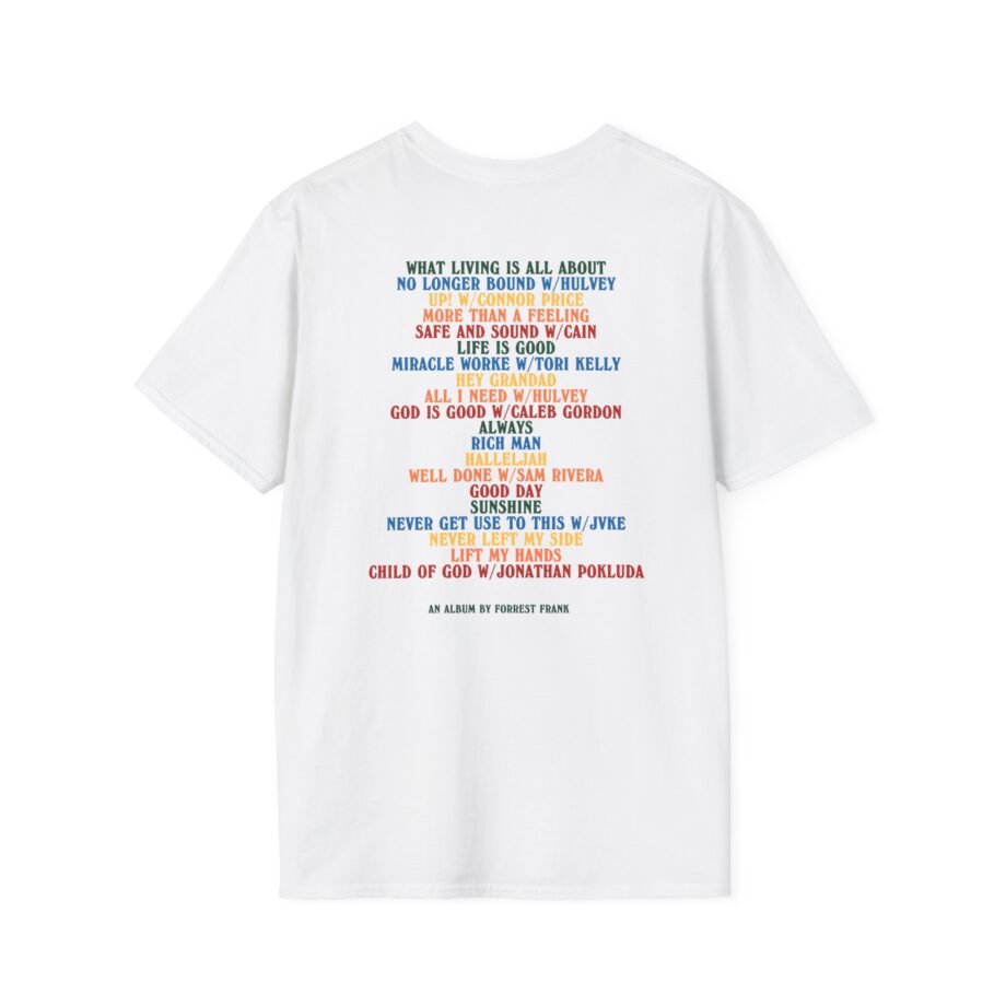 Forrest Frank Child of God Tracklist Unisex Softstyle T-Shirt