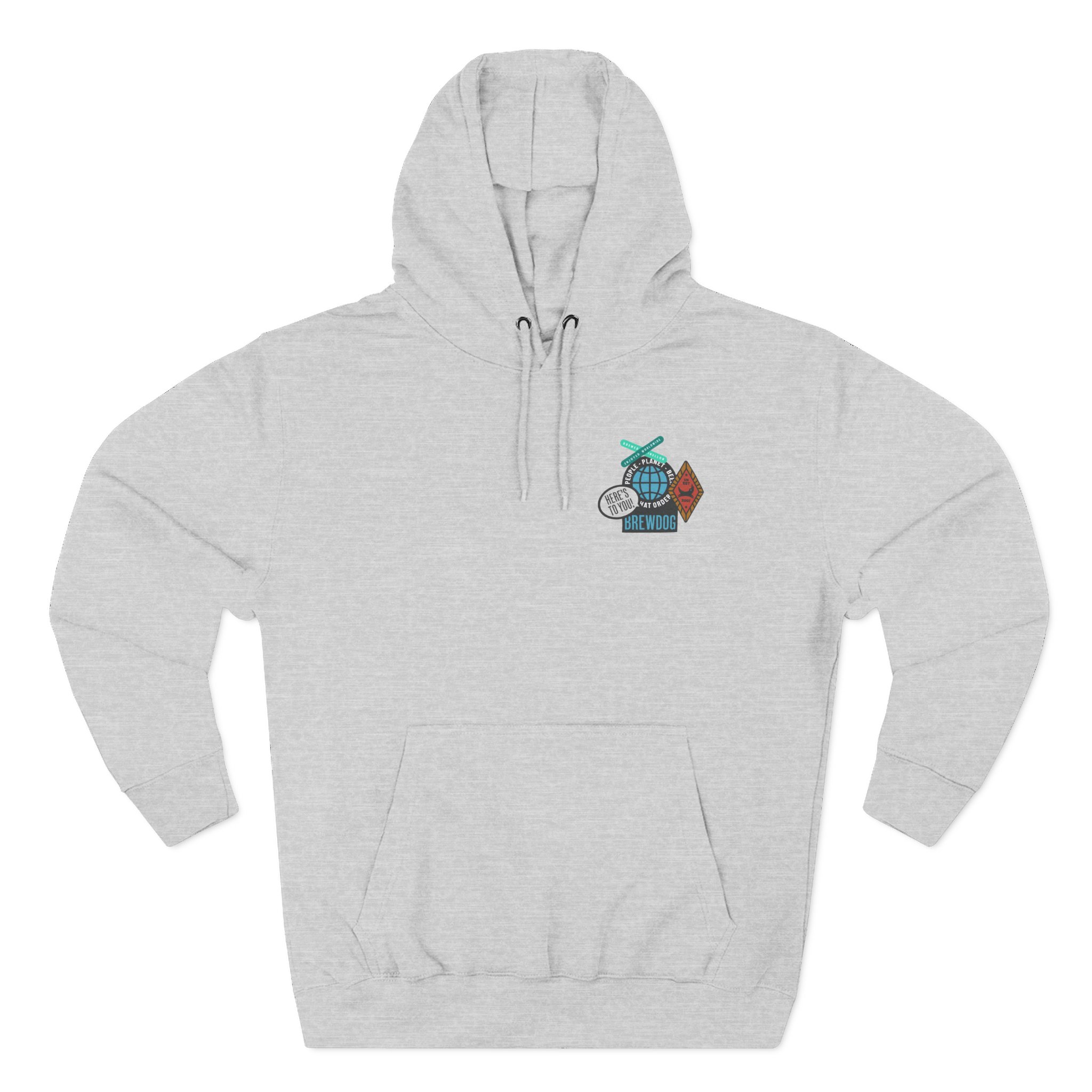 Brewdog Punk Sticker Three-Panel Fleece Hoodie
