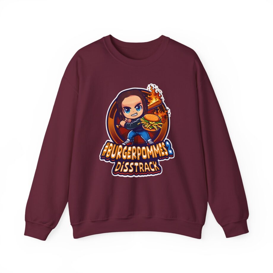 Burger Pommes Unisex Heavy Blend™ Crewneck Sweatshirt