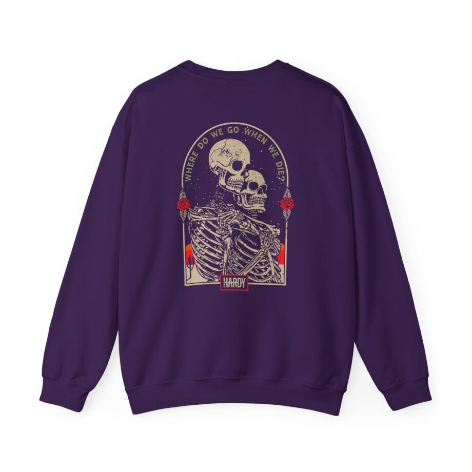 Hardy When We Die Unisex Heavy Blend™ Crewneck Sweatshirt