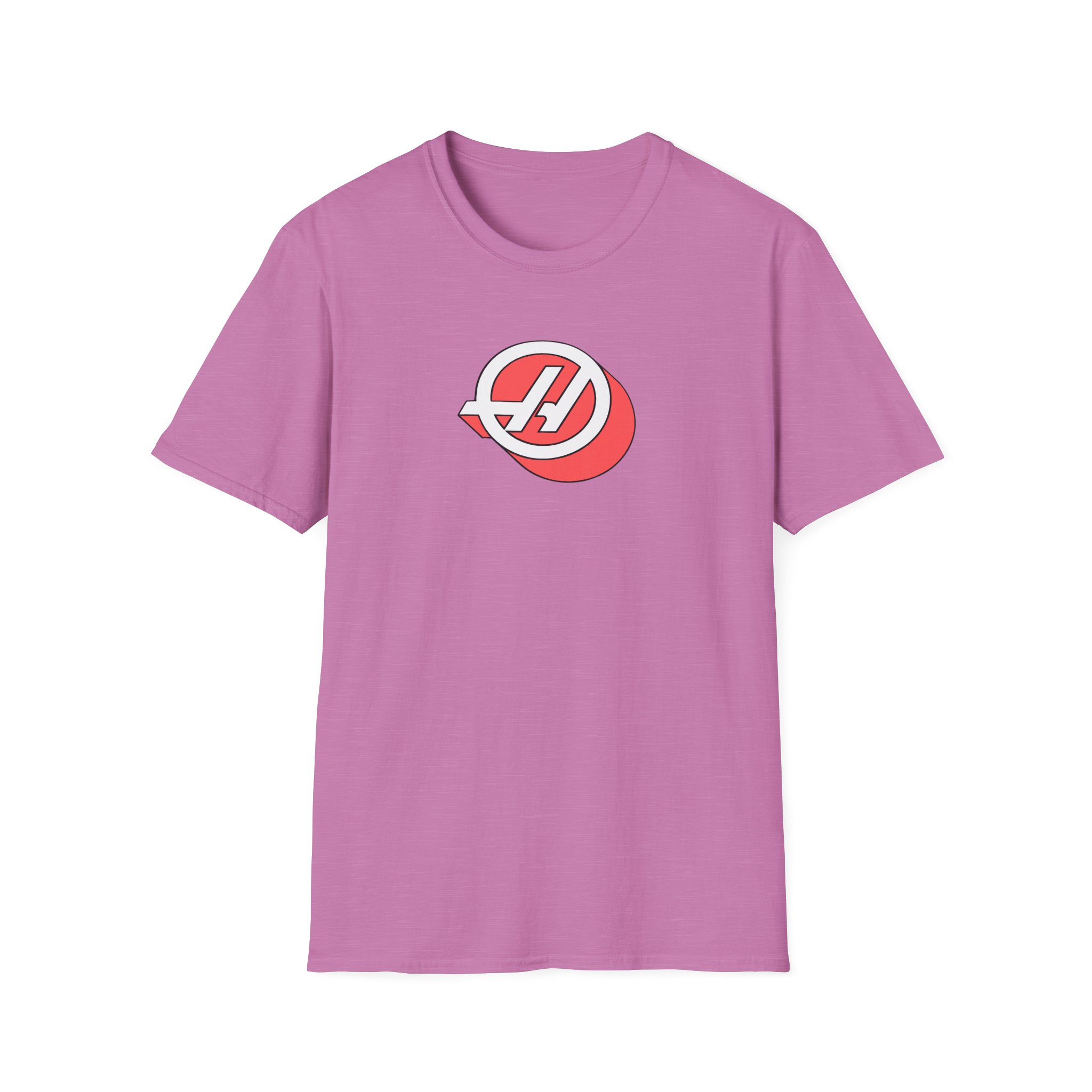 Haas F1 3d Roundel Unisex Softstyle T-Shirt