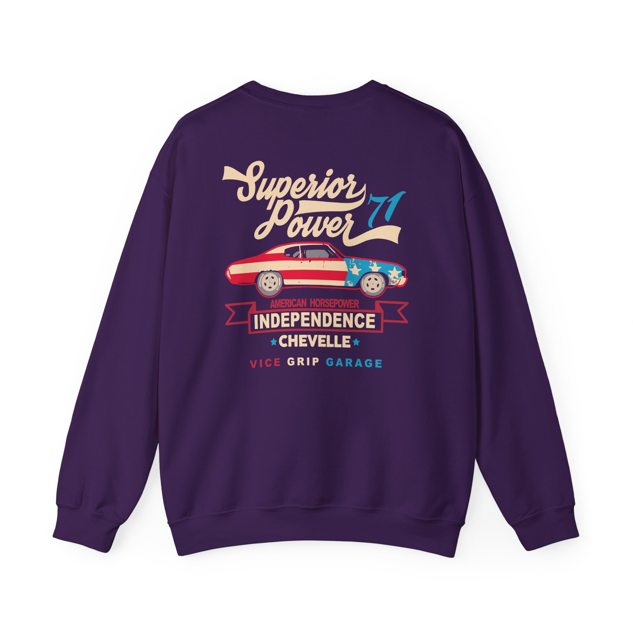 Vicegripgarage Superior Power Independence Unisex Heavy Blendâ„¢ Crewneck Sweatshirt