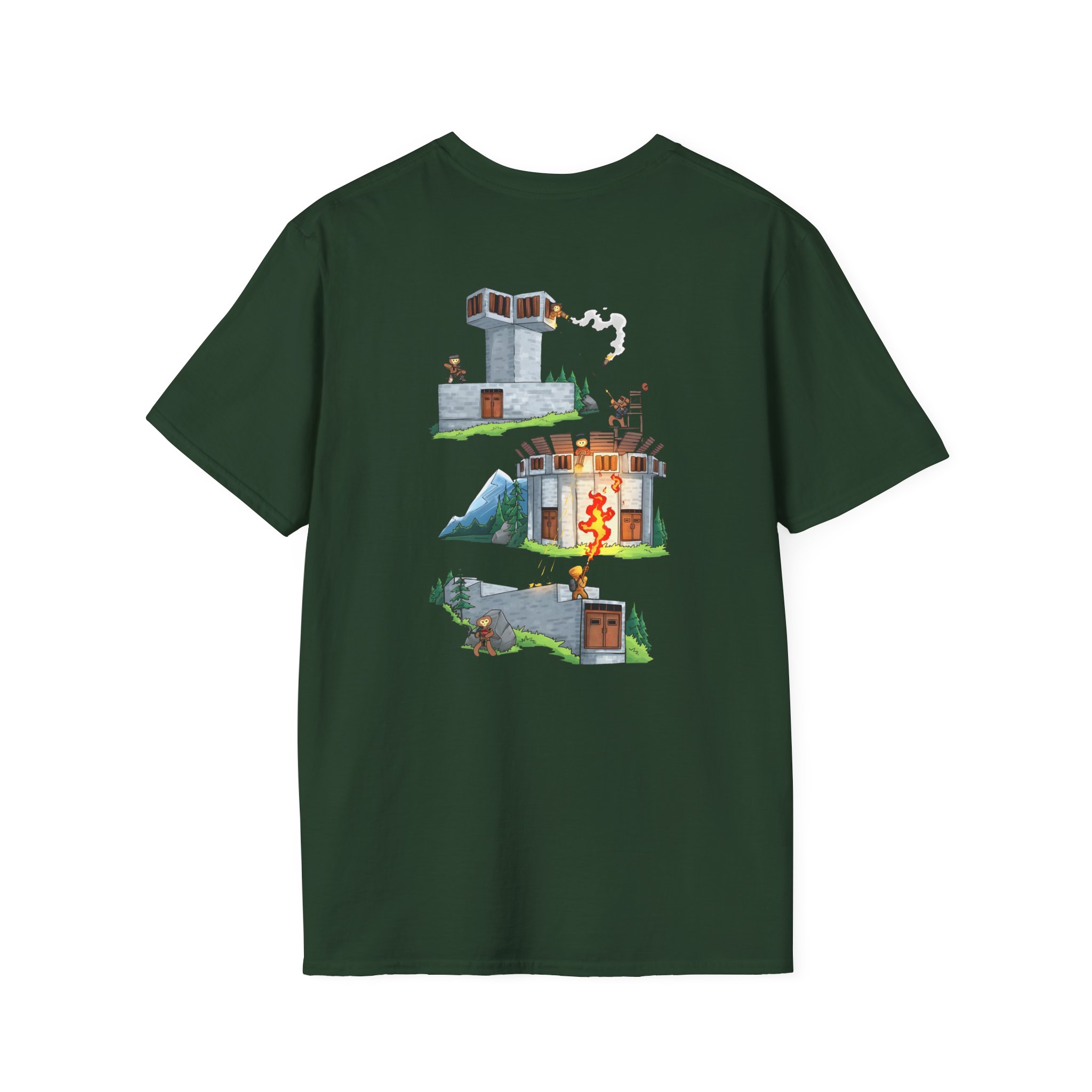 Spoonkid Battlefield Unisex Softstyle T-Shirt