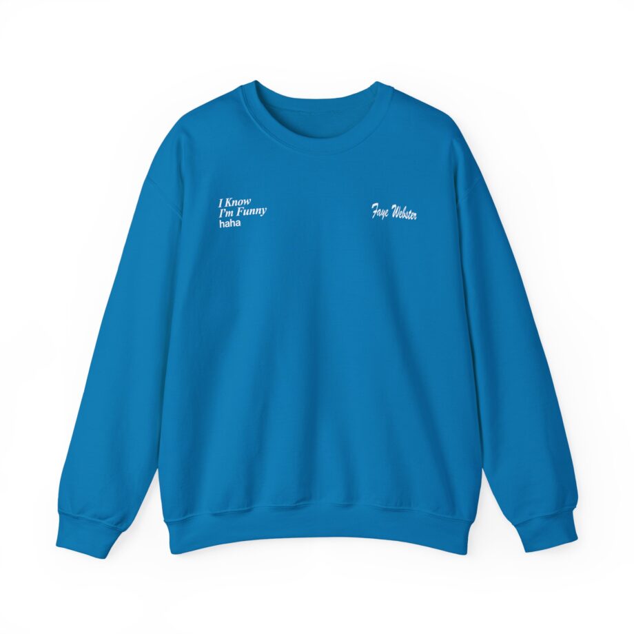 Faye Webster I Know I'm Funny Haha Unisex Heavy Blend™ Crewneck Sweatshirt