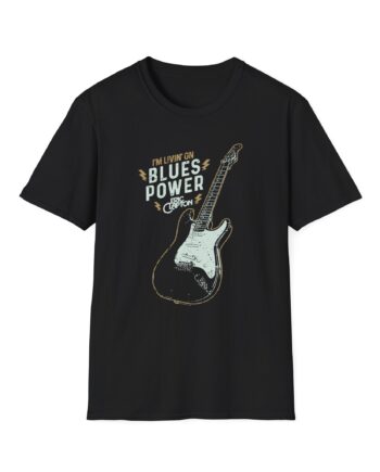 Eric Clapton Livin on Blues Power Unisex Softstyle T-Shirt