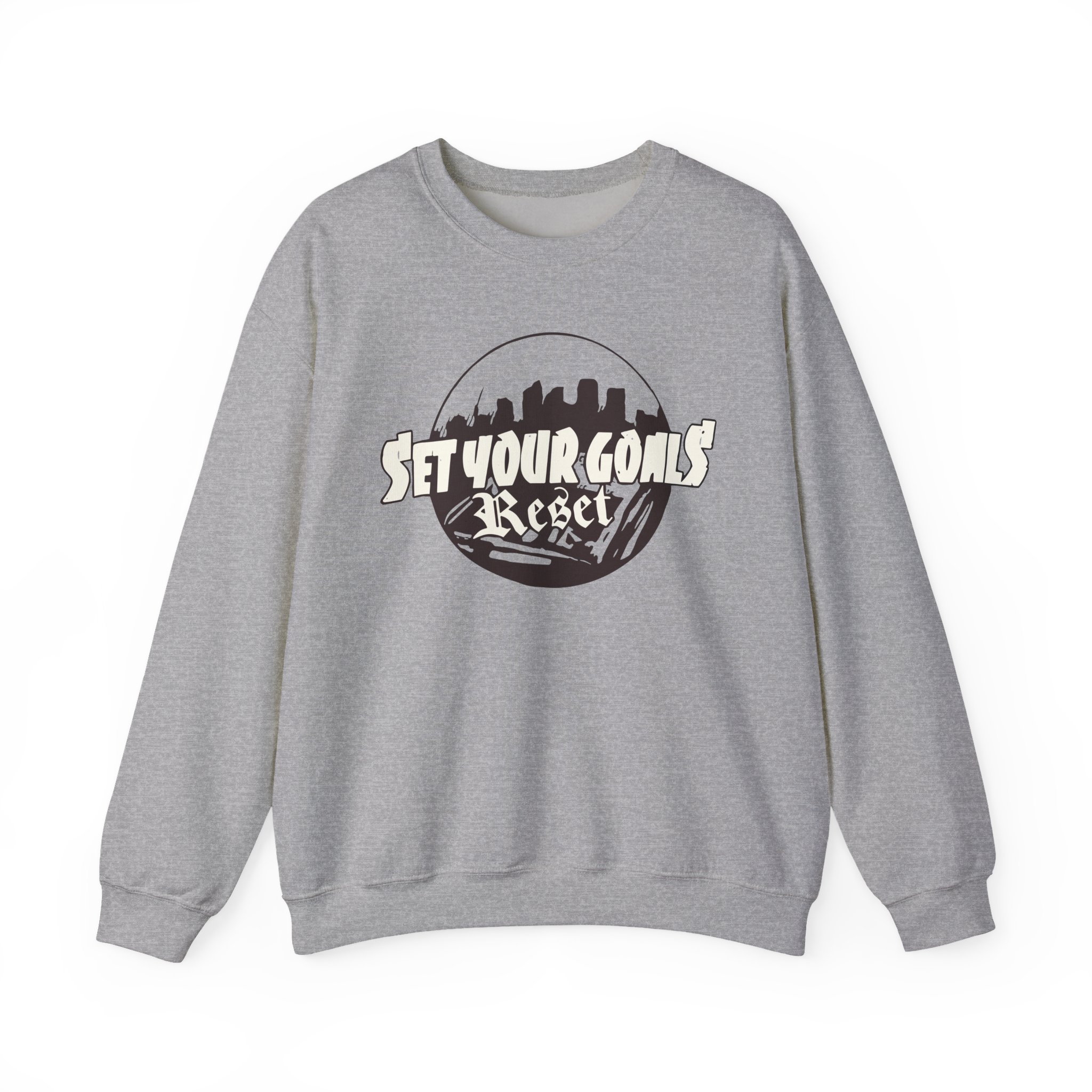 Set Your Goals Reset Unisex Heavy Blendâ„¢ Crewneck Sweatshirt