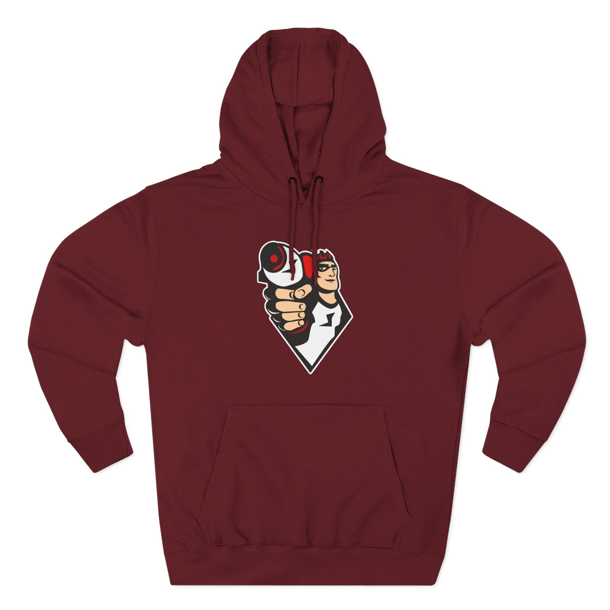 Lazarbeam Merch Three-Panel Fleece Hoodie