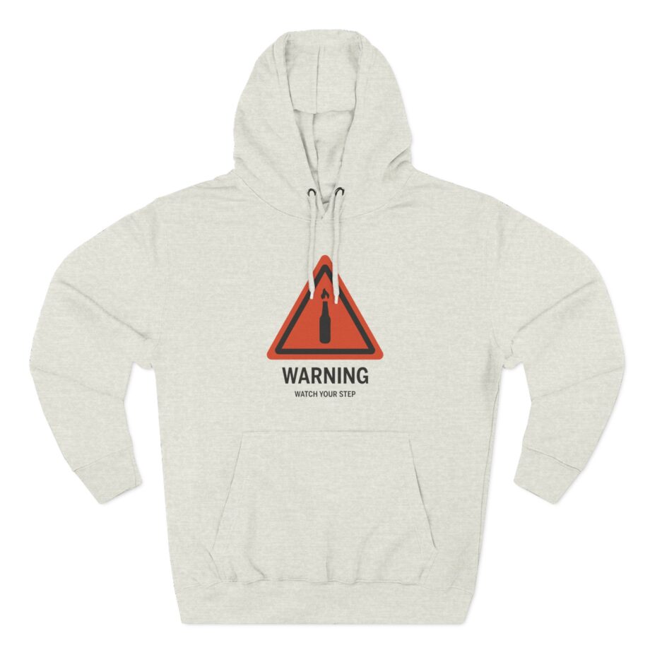 Summit1g Warning Watch Your Step Three-Panel Fleece Hoodie