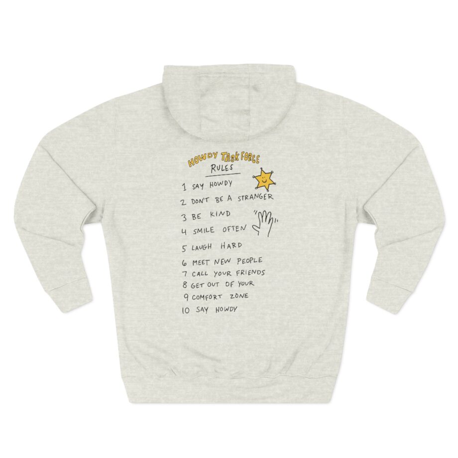 Ryan Trahan Howdy Task Force Three-Panel Fleece Hoodie