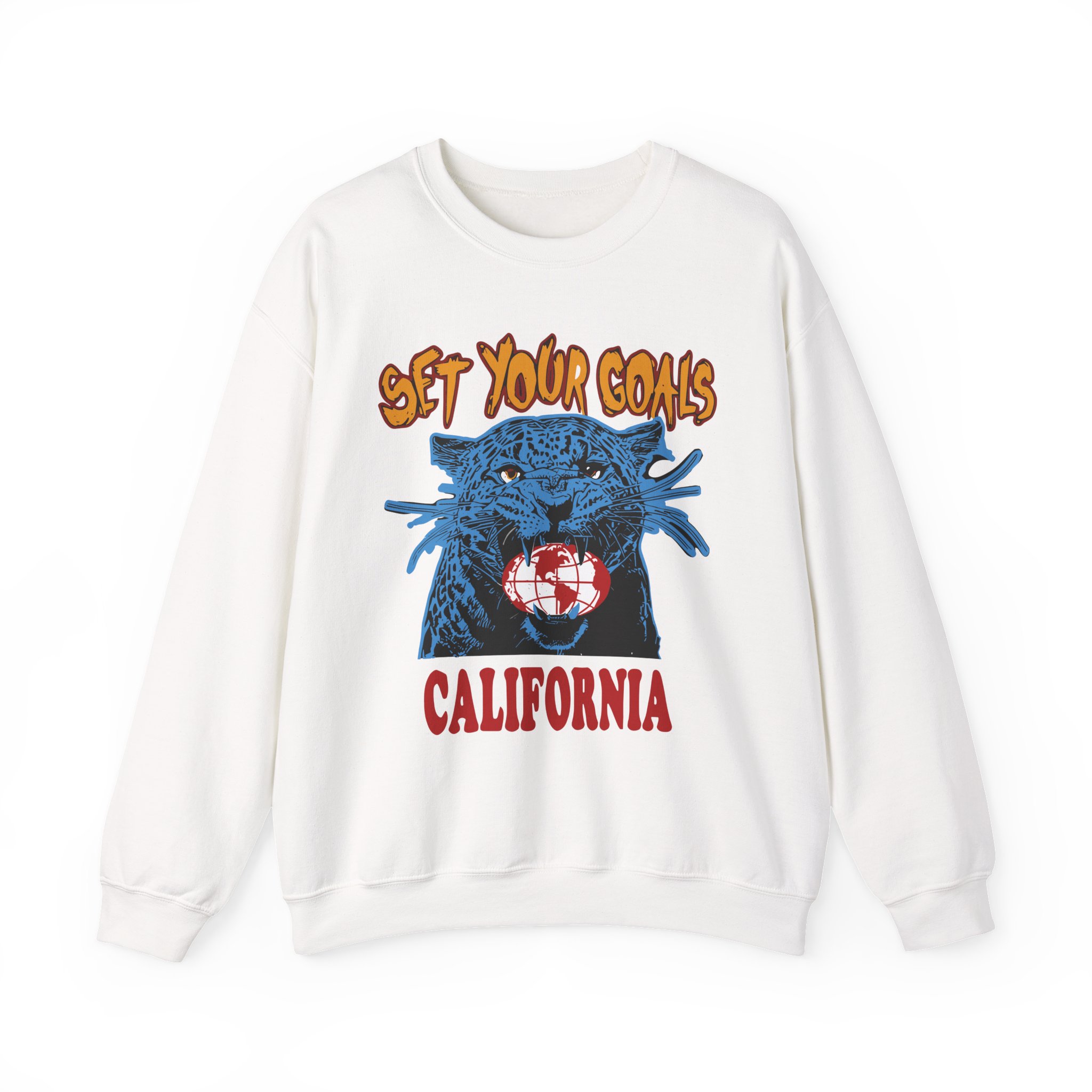 Set Your Goals Jaguar Unisex Heavy Blendâ„¢ Crewneck Sweatshirt
