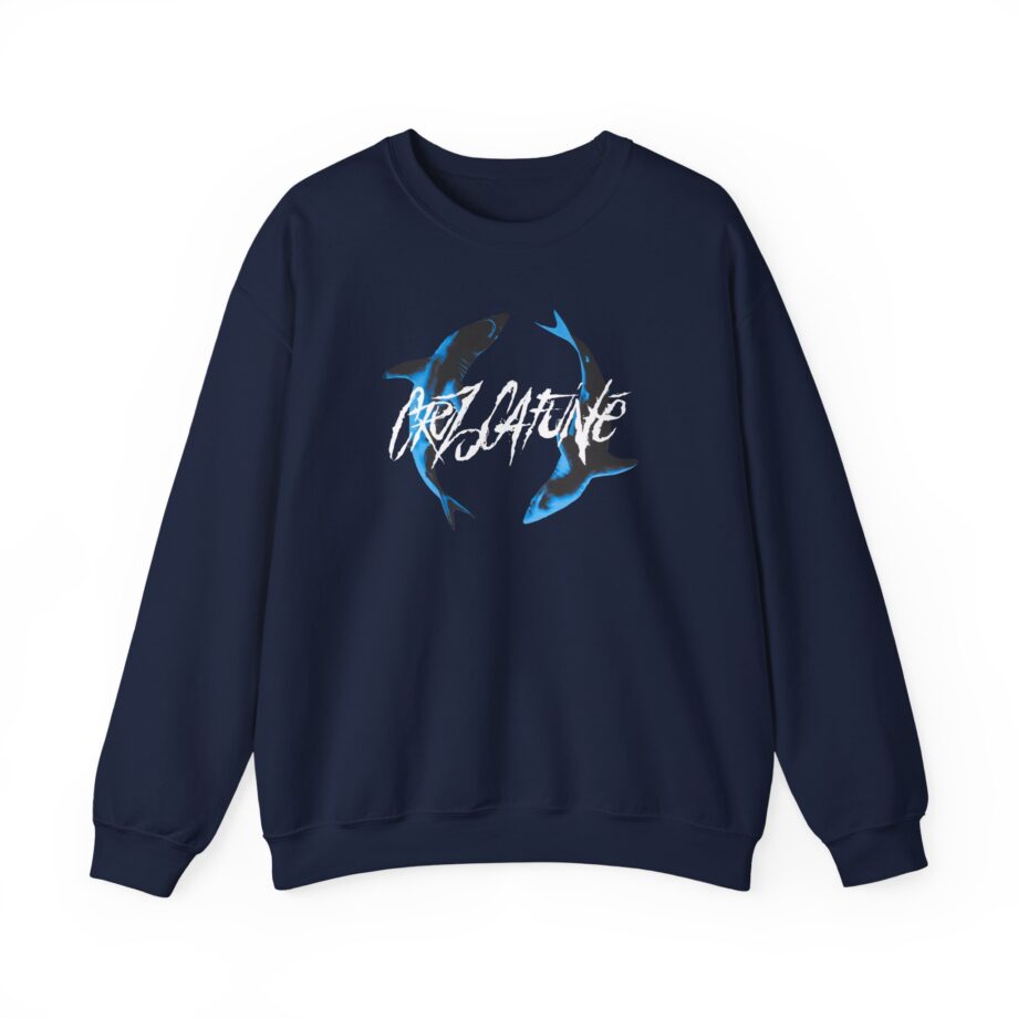 Cruz Cafune Double Shark Unisex Heavy Blend™ Crewneck Sweatshirt