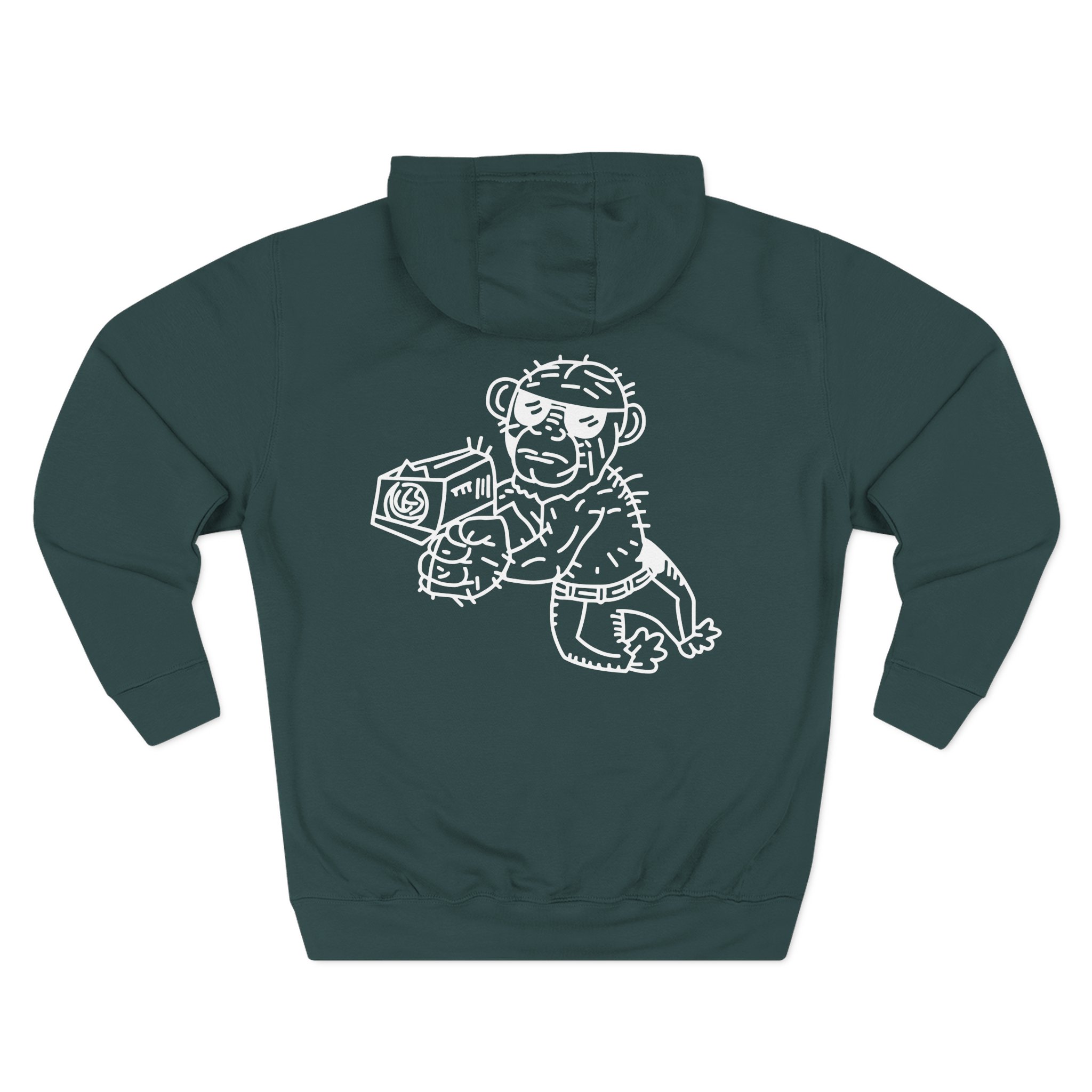 Spoonkid Detective Monke Three-Panel Fleece Hoodie