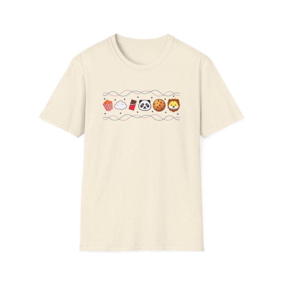 Harlow and Popcorn Emoji Unisex Softstyle T-Shirt