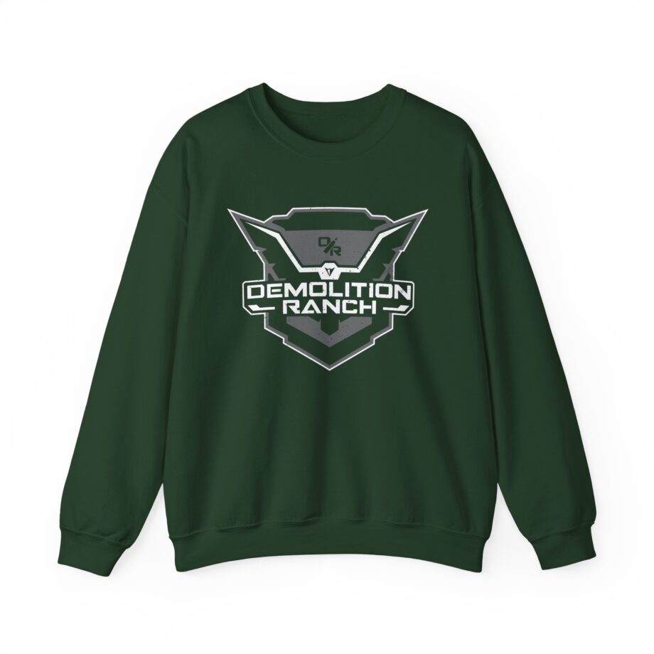 Demolition Ranch Monochrome Shield Unisex Heavy Blend™ Crewneck Sweatshirt
