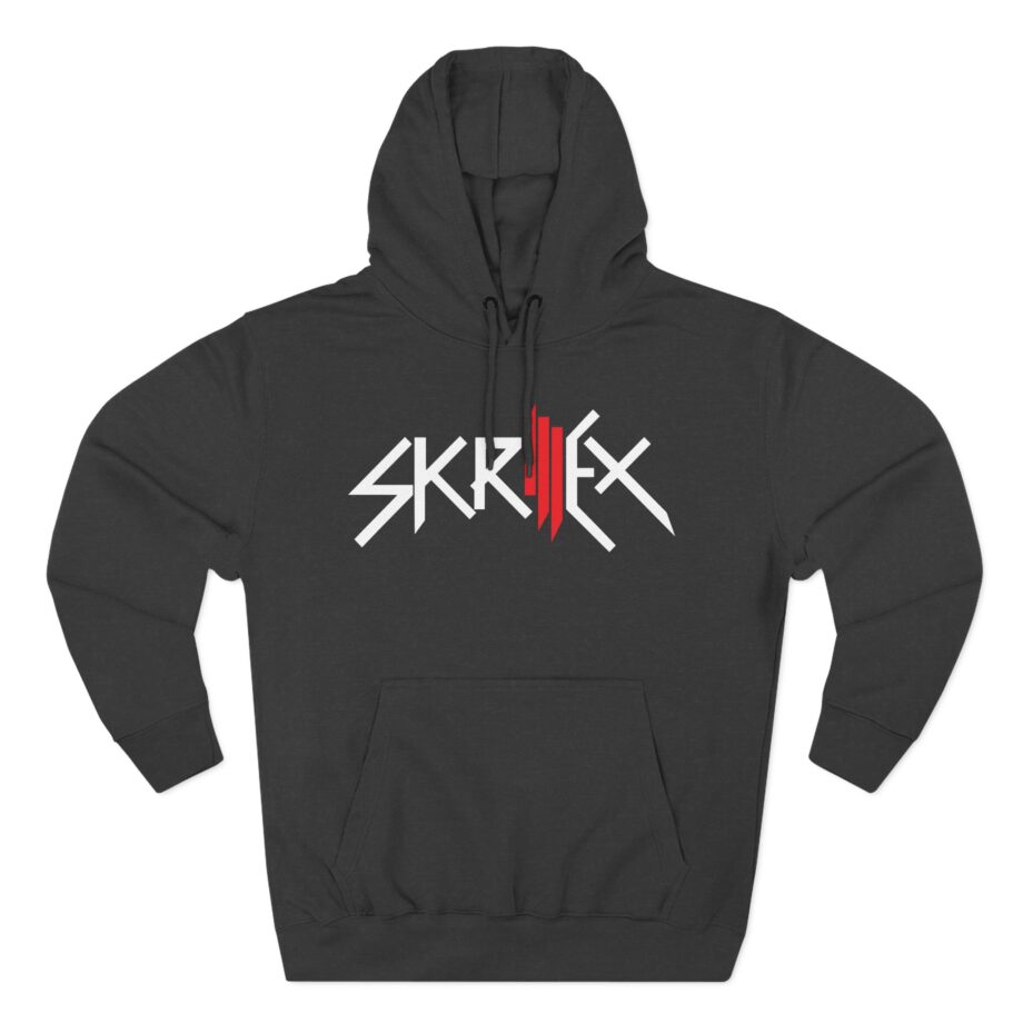 Skrillex Logo Three-Panel Fleece Hoodie