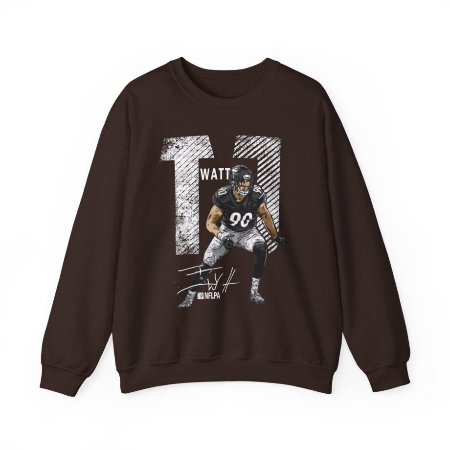 Tj Watt Mega Bold Unisex Heavy Blend™ Crewneck Sweatshirt