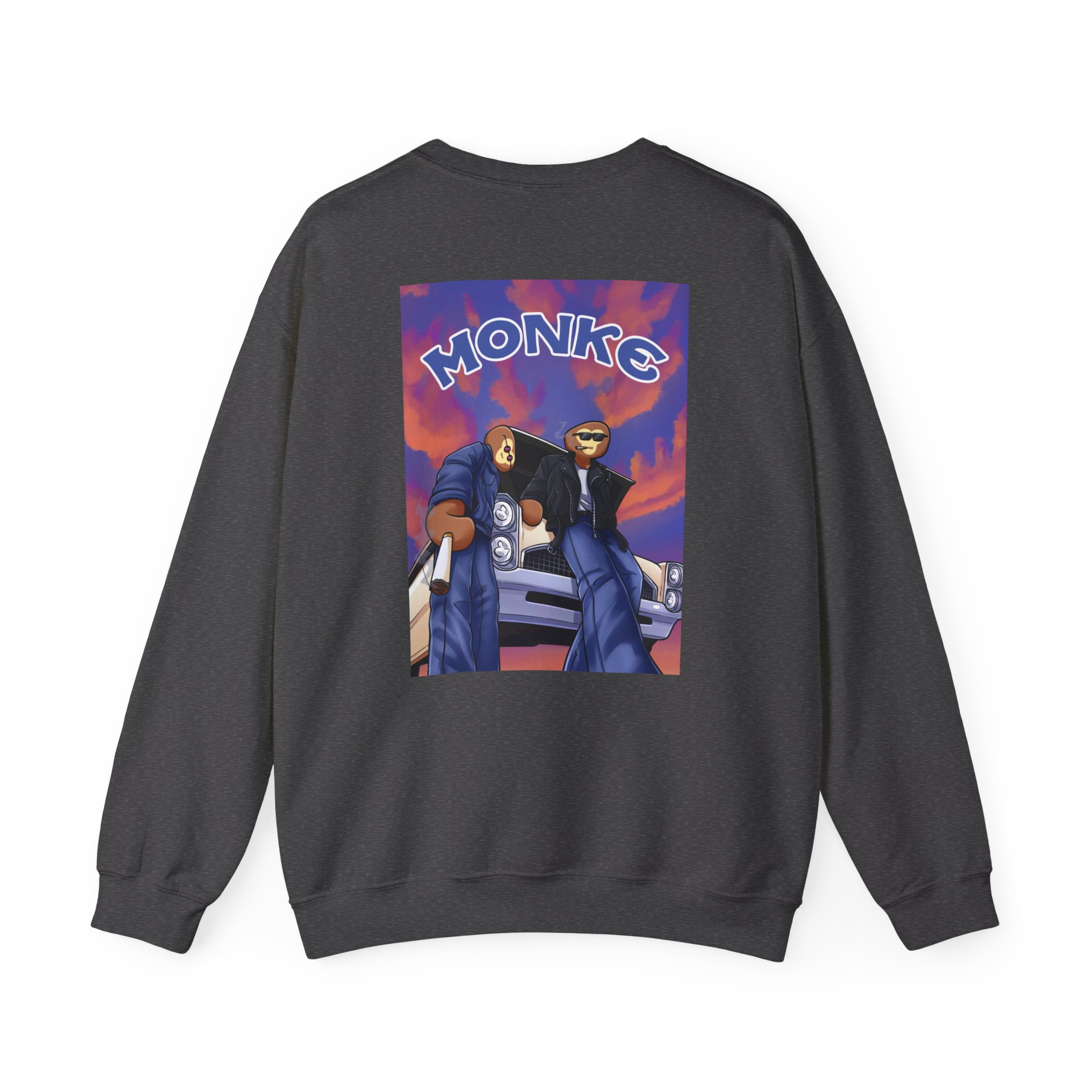 Spoonkid Monke Unisex Heavy Blendâ„¢ Crewneck Sweatshirt