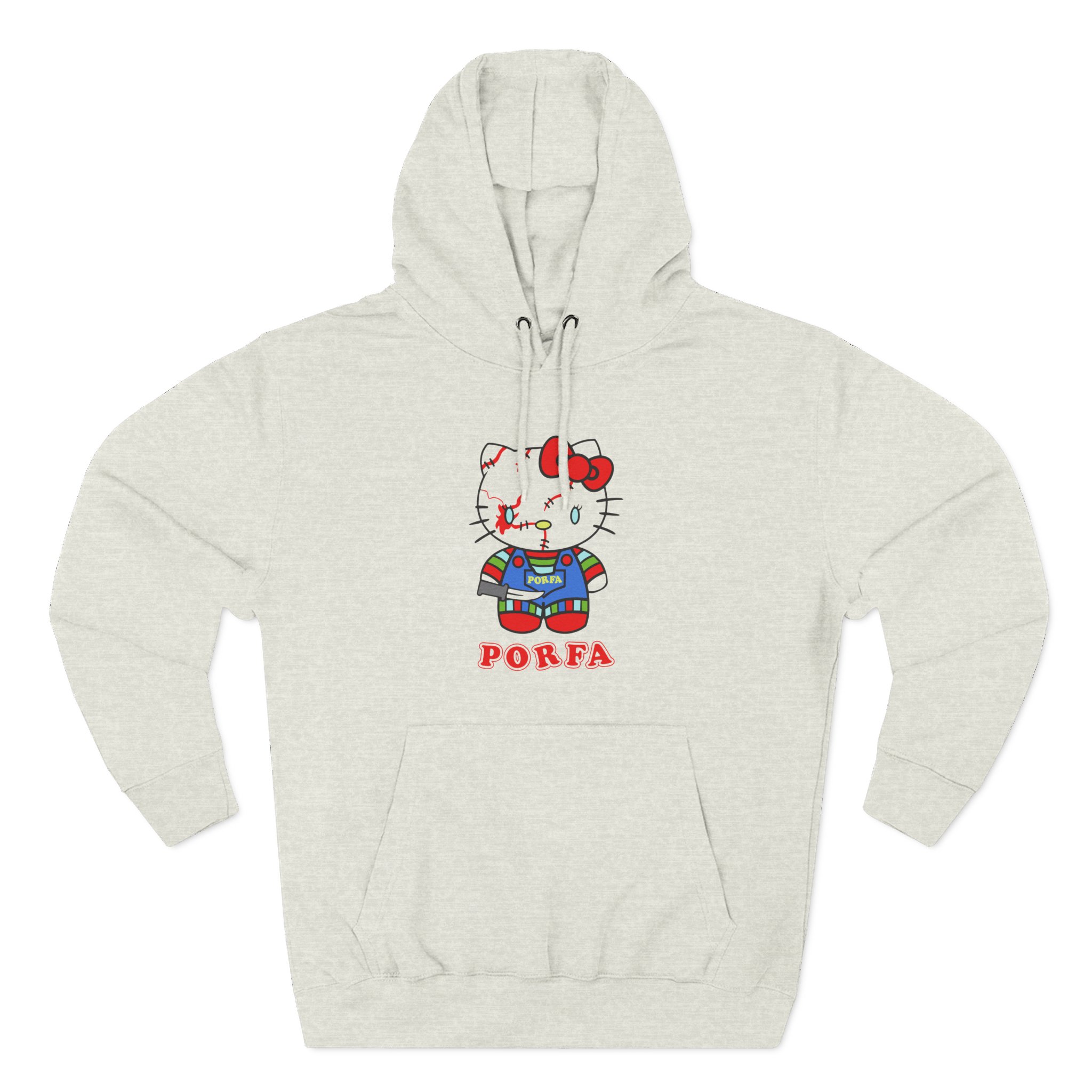 Porfa Hello Kitty Halloween Three-Panel Fleece Hoodie