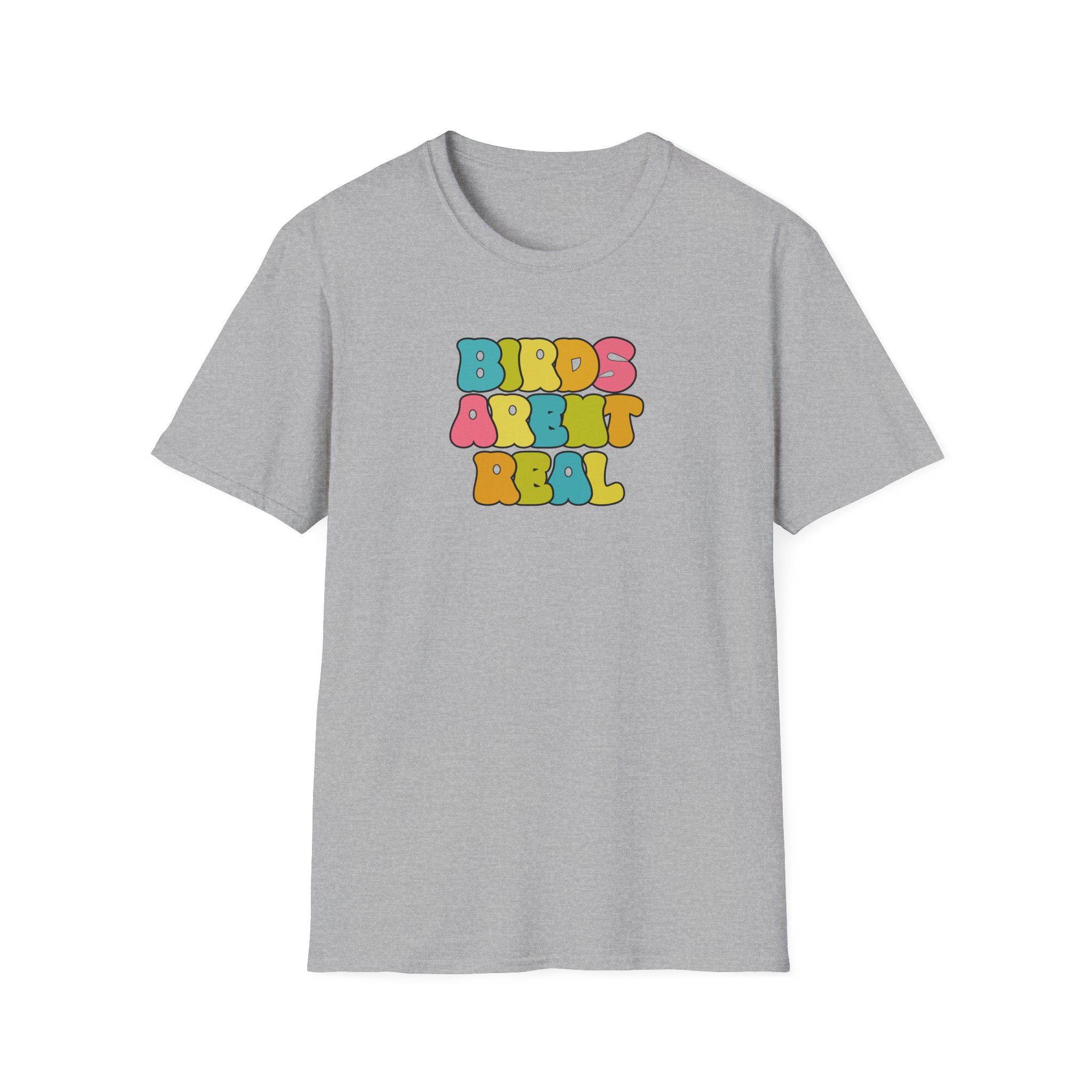 Birds Arent Real Unisex Softstyle T-Shirt