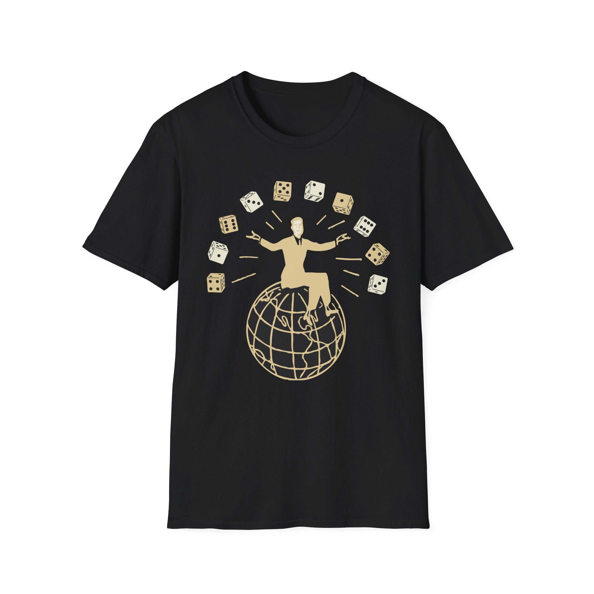 Set Your Goals Dice Unisex Softstyle T-Shirt