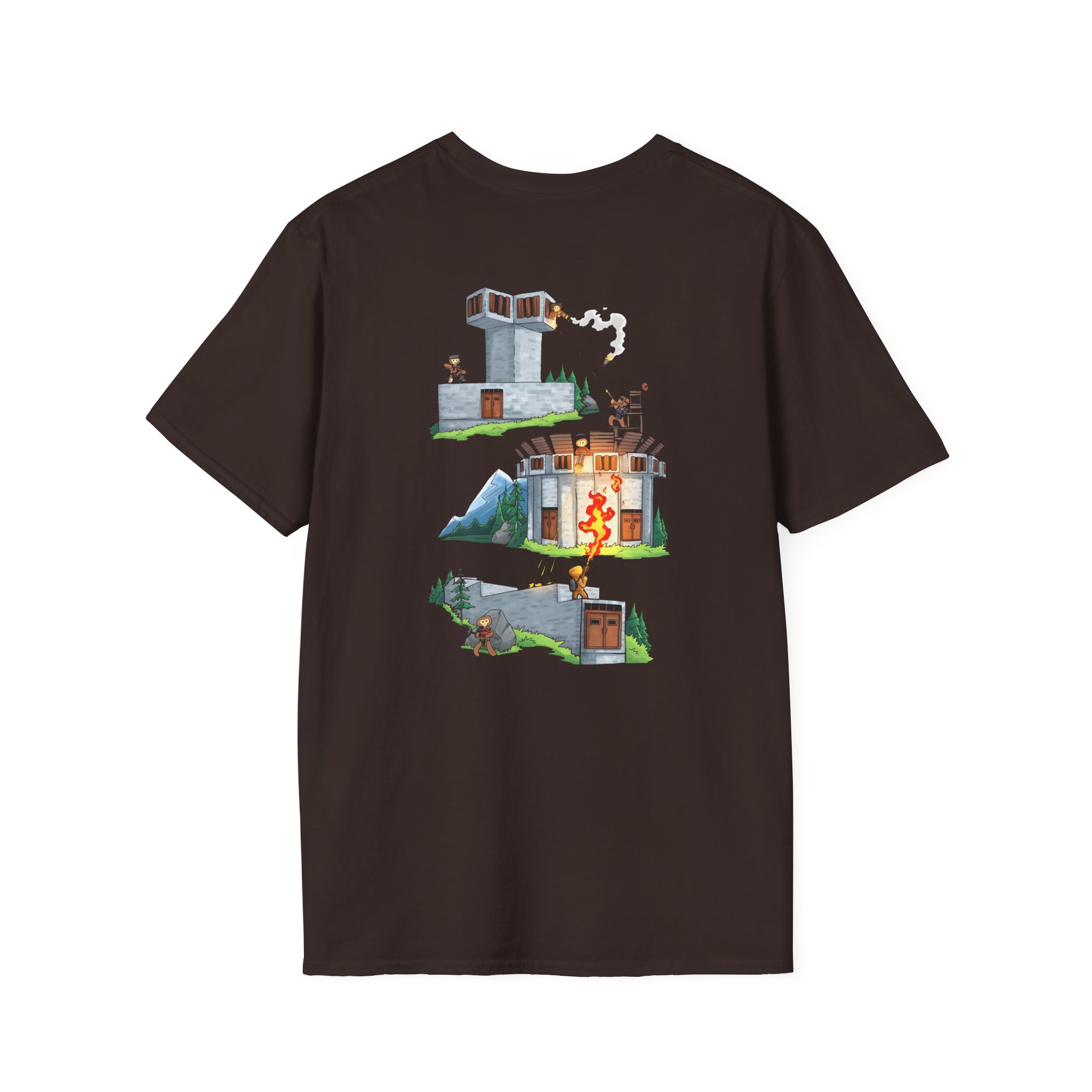Spoonkid Battlefield Unisex Softstyle T-Shirt