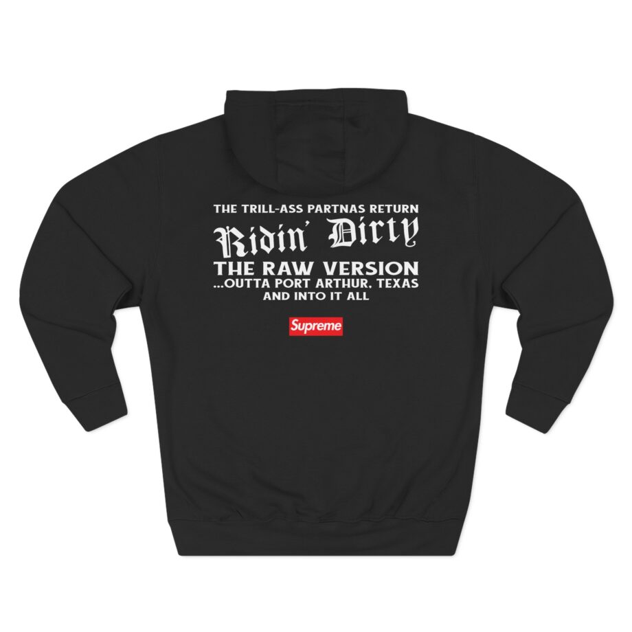 UGK Three-Panel Fleece Hoodie
