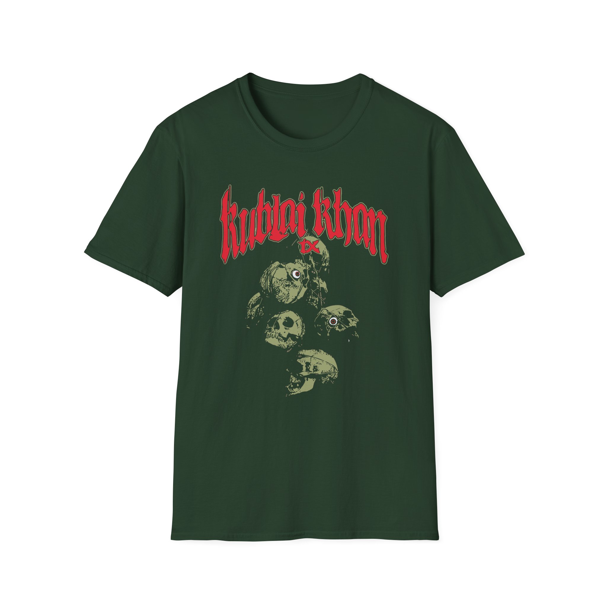 Kublai Khan - Skull  Unisex Softstyle T-Shirt