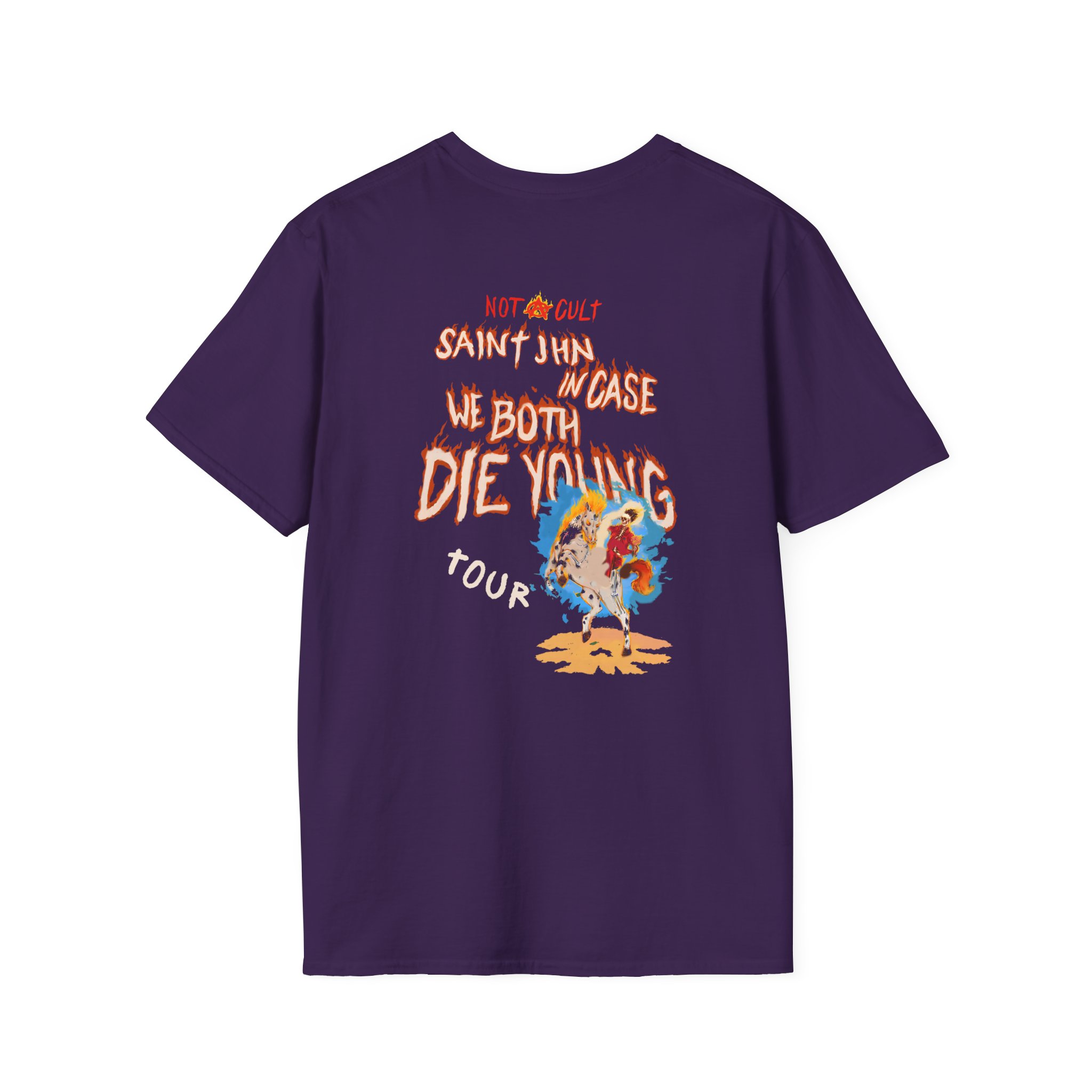 Saint Jhn Incase We Both Die Young World Tour Unisex Softstyle T-Shirt