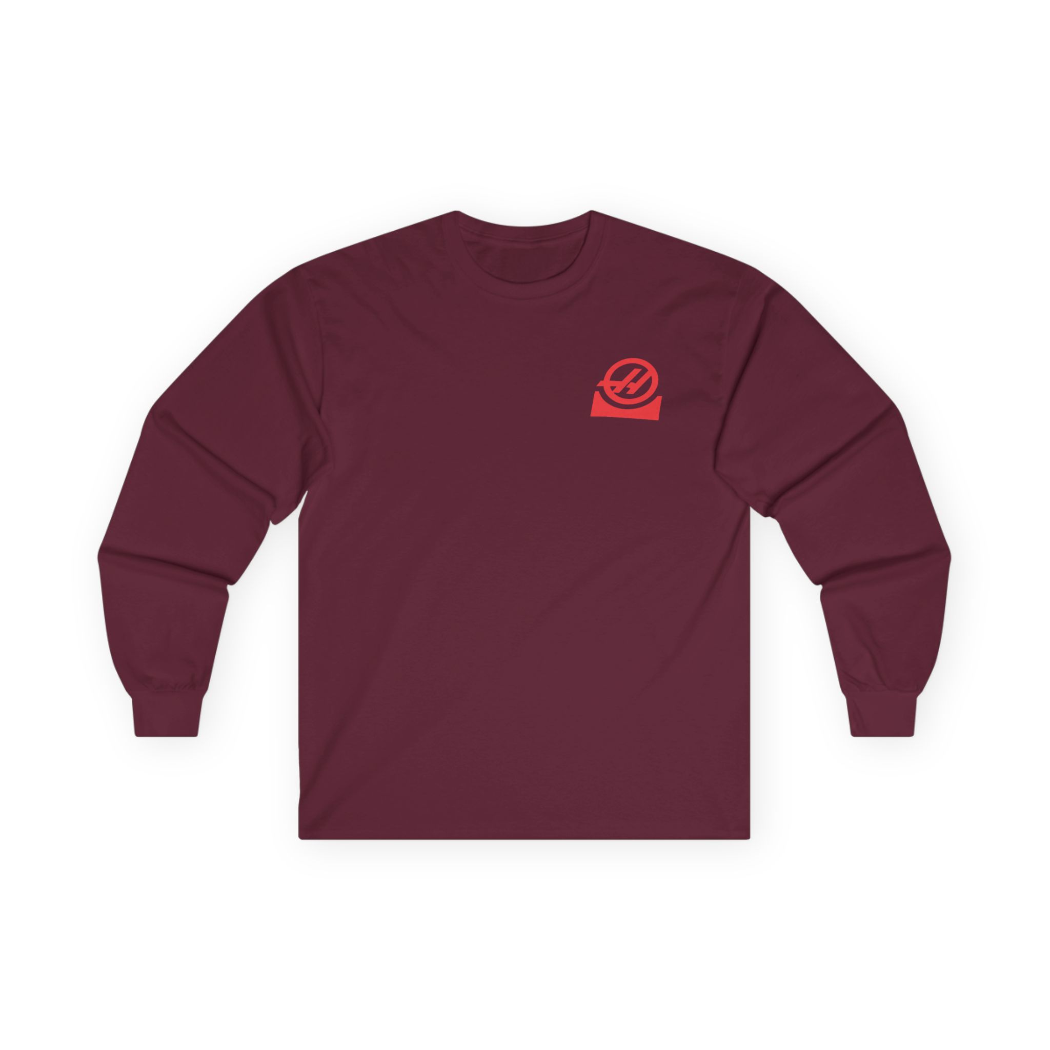 Haas F1 Color Block Unisex Ultra Cotton Long Sleeve Tee