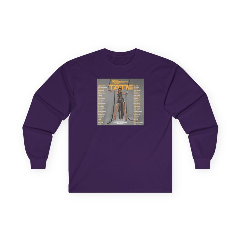 Tate Mcrae Miss Possessive Tour 2025 Unisex Ultra Cotton Long Sleeve Tee