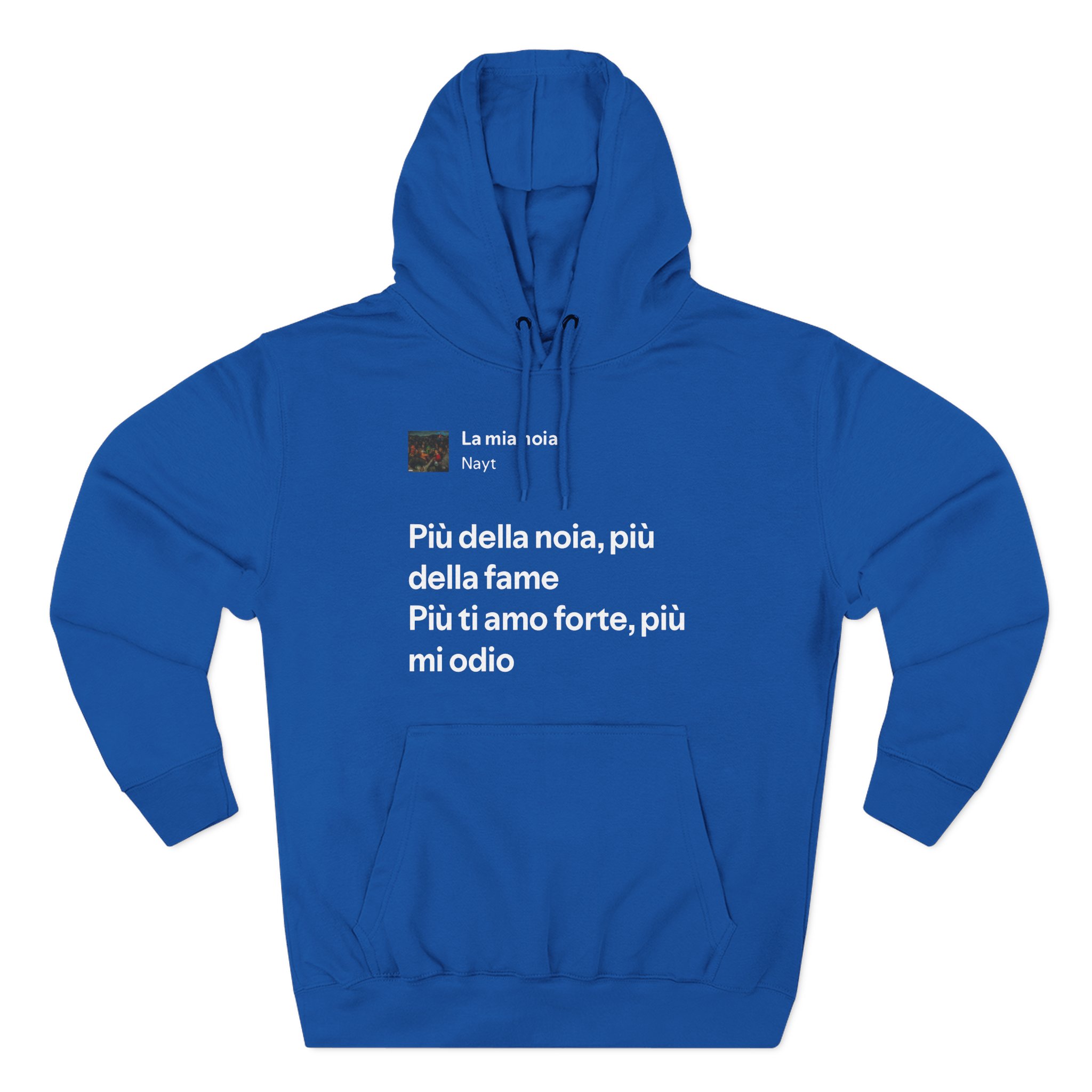 Nayt La Mia Noia Three-Panel Fleece Hoodie