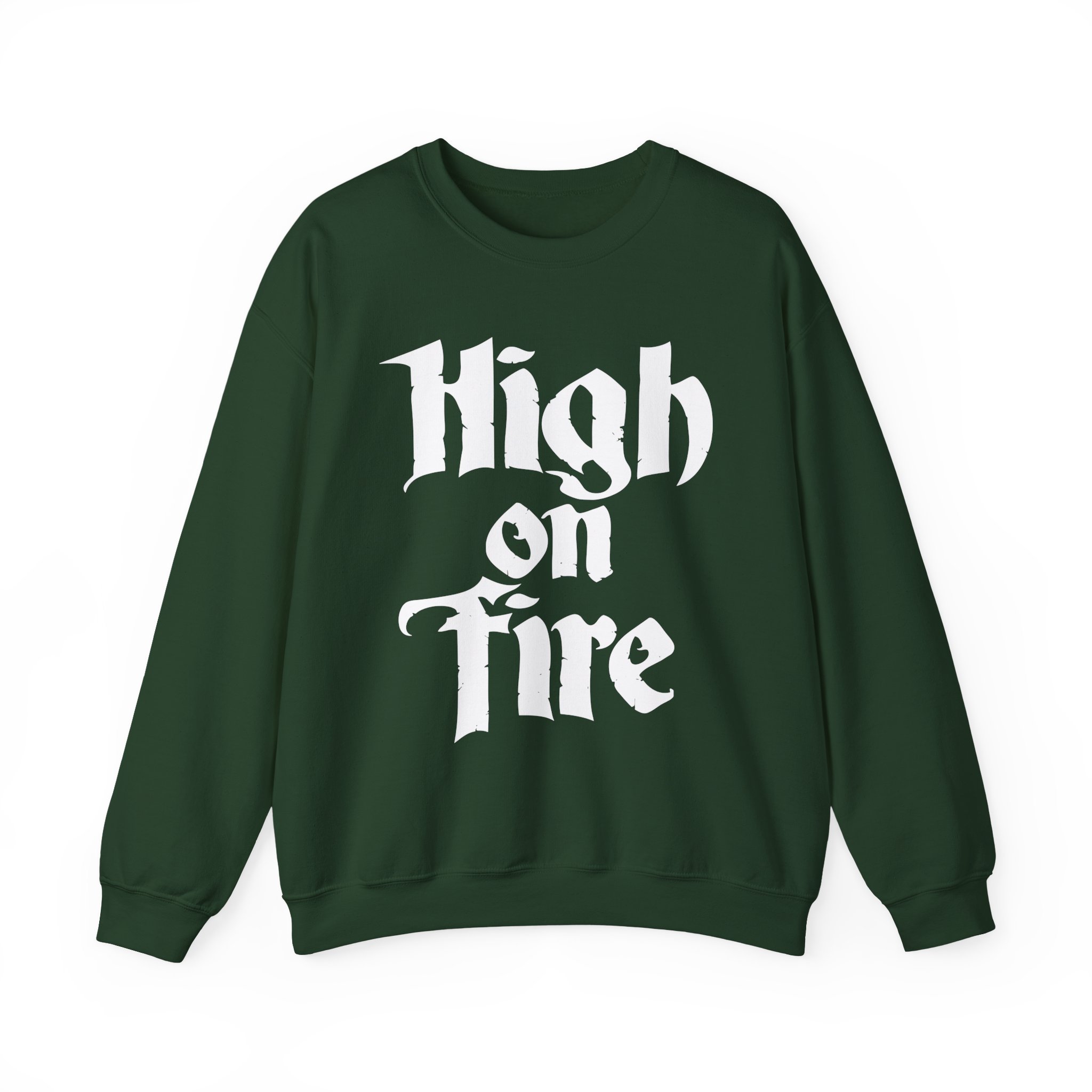 High on Fire Logo Unisex Heavy Blendâ„¢ Crewneck Sweatshirt