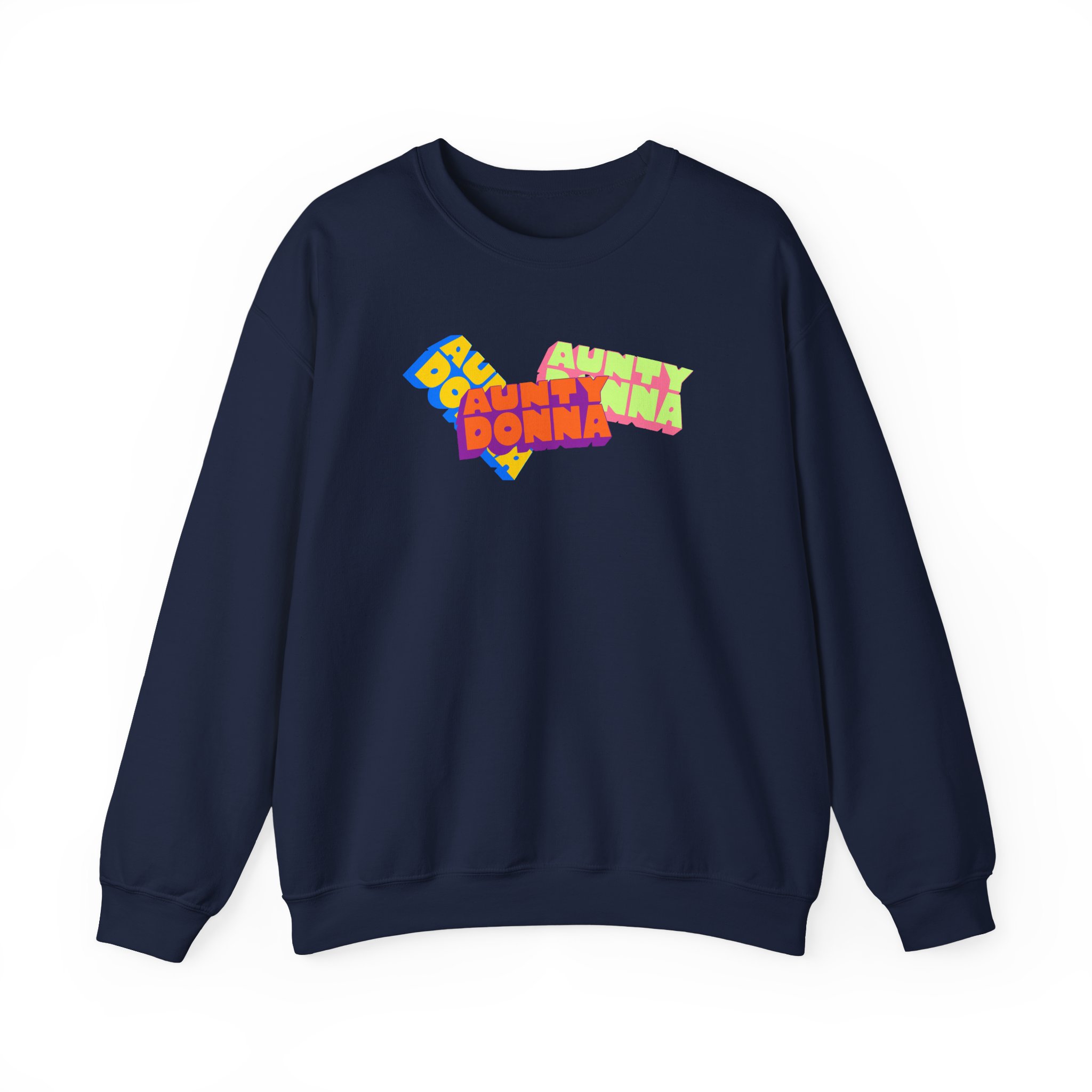 Aunty Donna Three Logo Unisex Heavy Blendâ„¢ Crewneck Sweatshirt